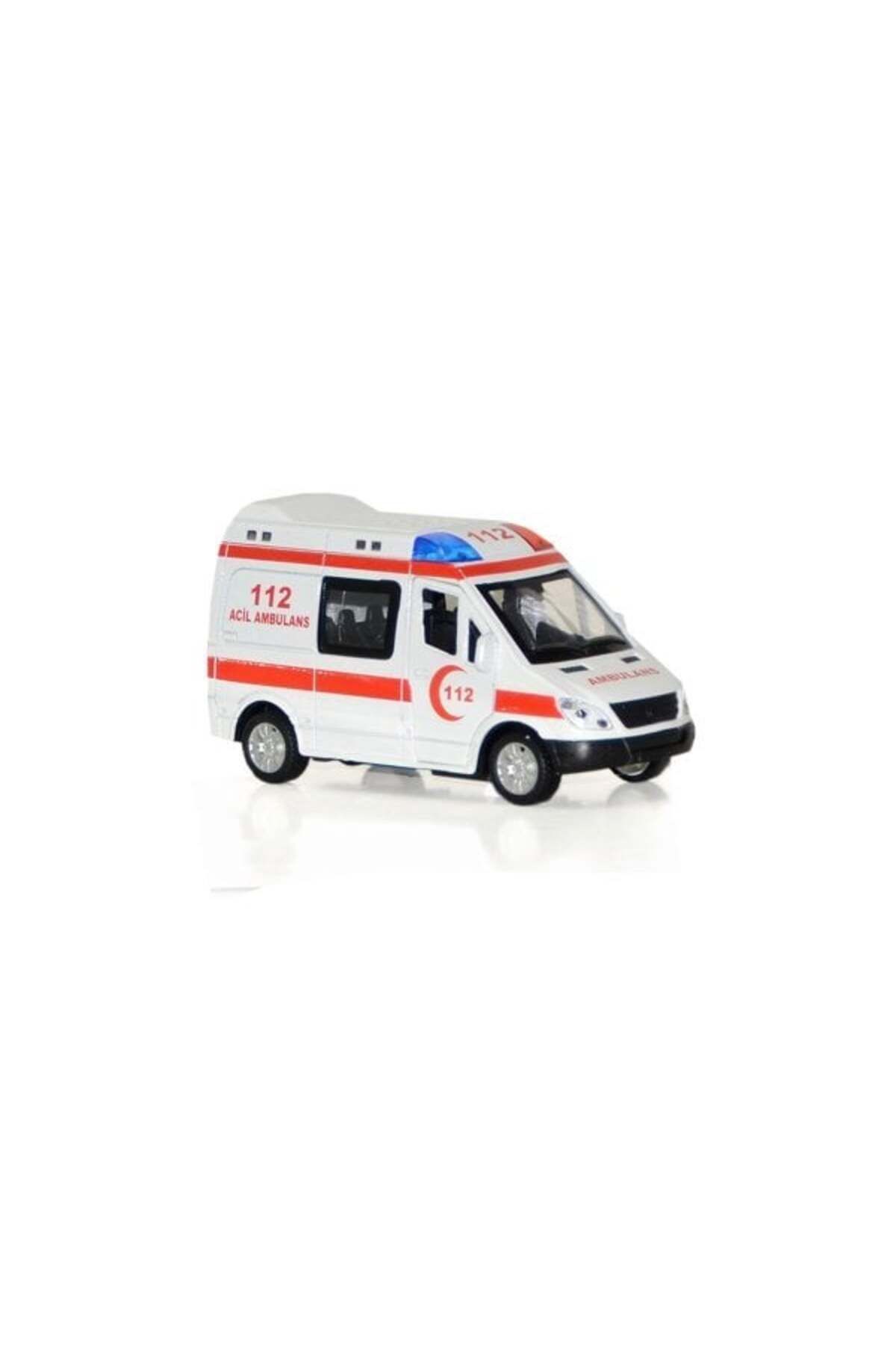 Can Toys Kutulu 8 Li Sesli Metal Ambulans CN4000 ANK