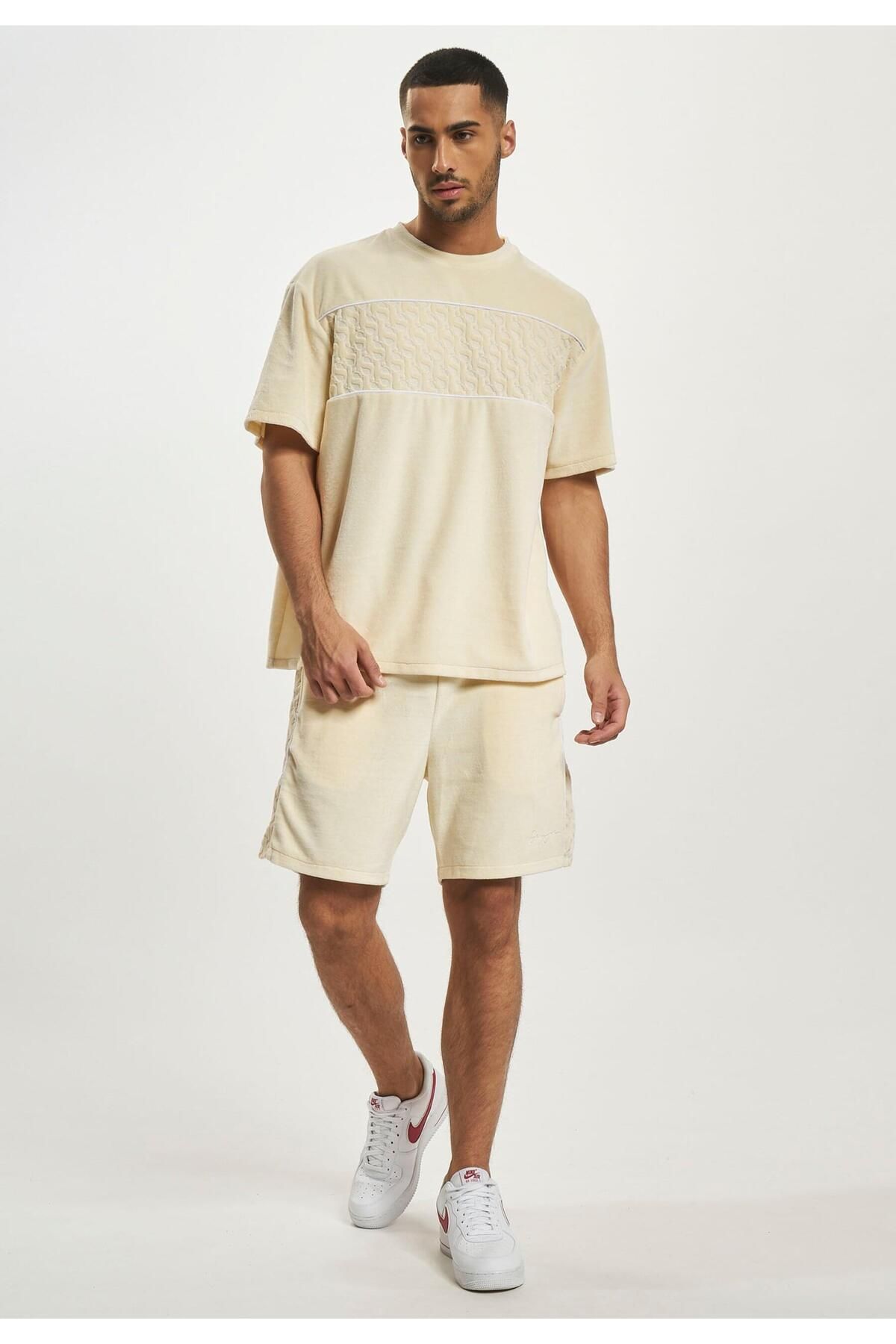 Sean John-Herren Jm232-004-02 Sj Monogram Logo Devorée Stripe Velours Tee 6