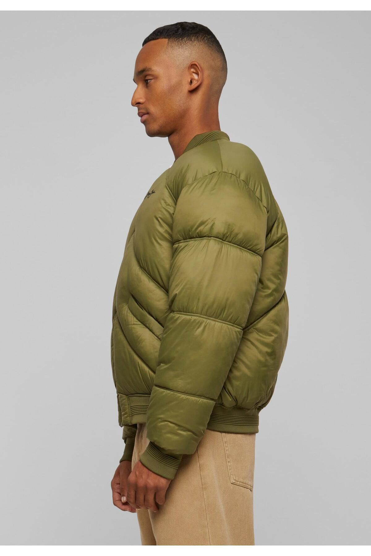 Sean John-Herren Jm233-015-1 Sj Script Logo Bomber Puffer Jacket 7