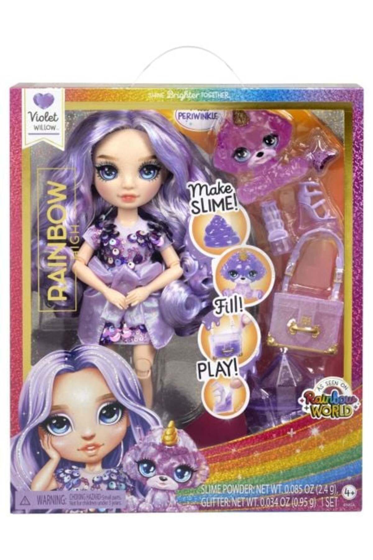 Adore Rainbow High Violet Parlak Slime 120223 ANK