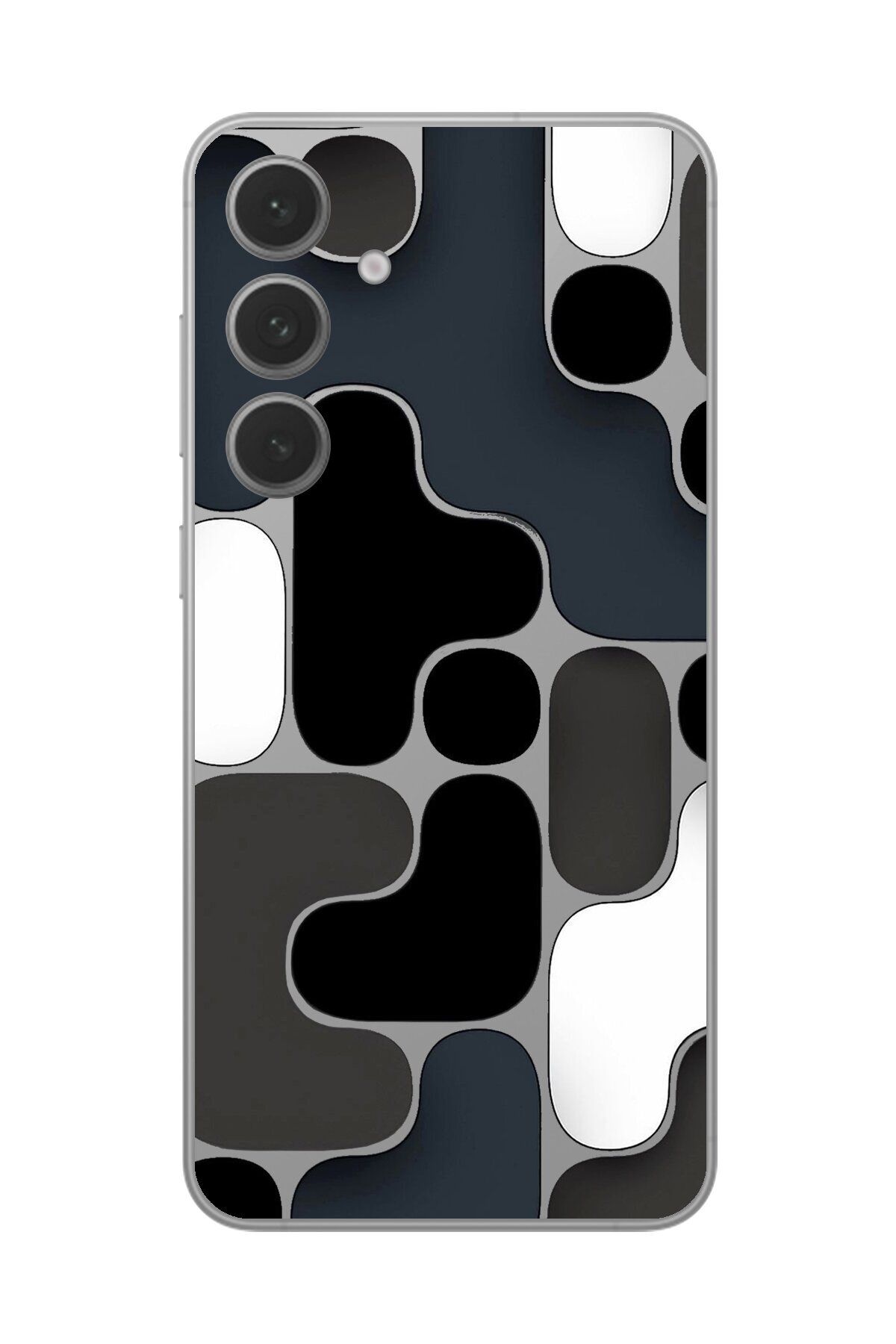 Dali Design Galaxy S24+ Uyumlu Şeffaf Kılıf Şeffaf Wallpaper 1 Tasarımlı