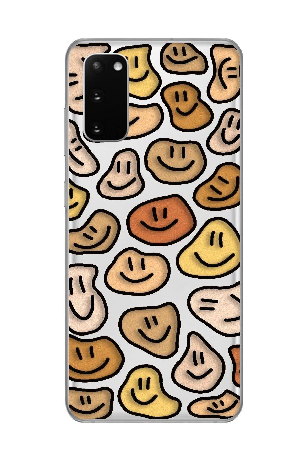 Dali Design Galaxy S20 Uyumlu Şeffaf Kılıf Şeffaf Wallpaper 8 Tasarımlı