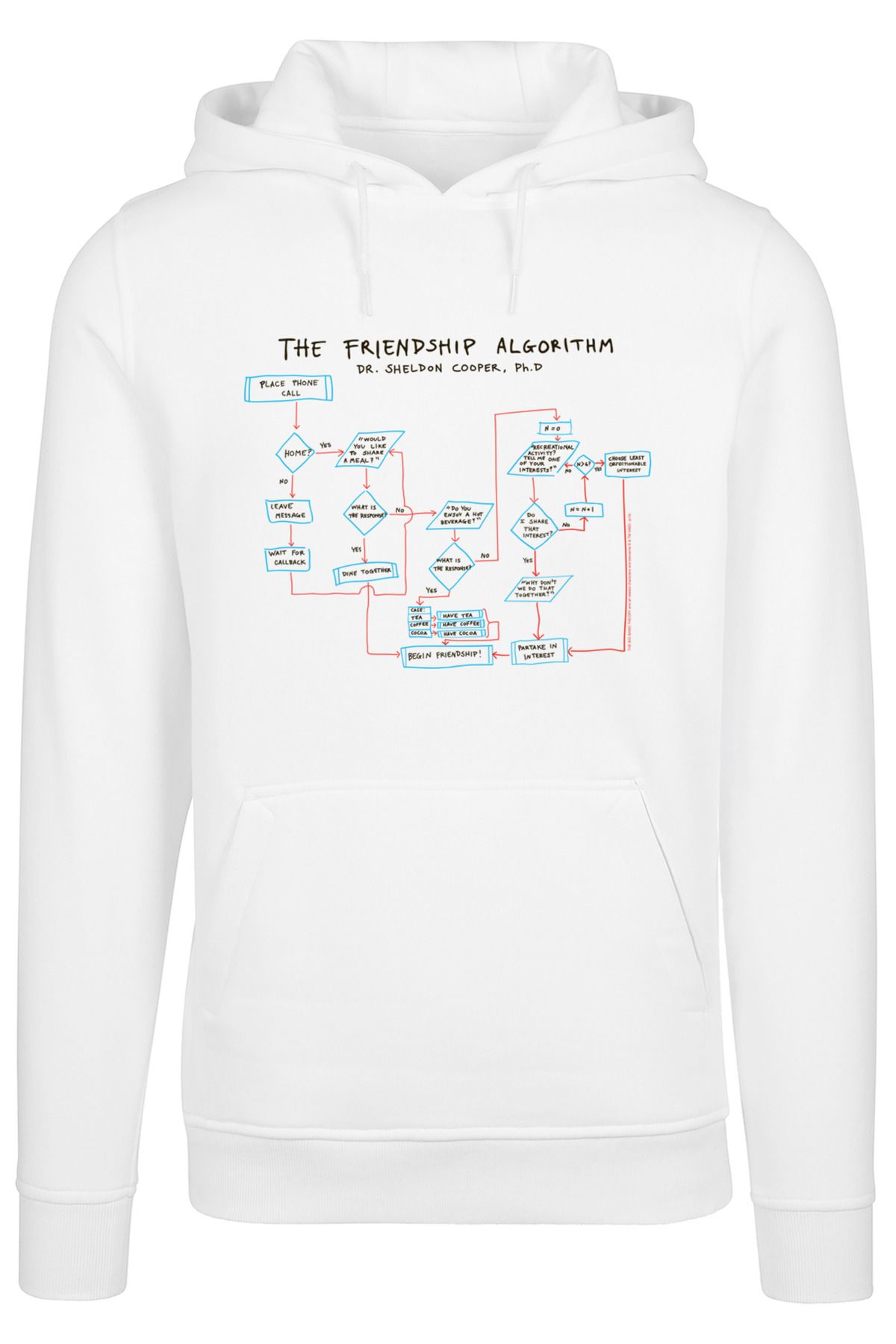 F4NT4STIC-Herren Big Bang Theory Theory Friendship Algorithm And Big Bang Theory With Heavy Hoody 1