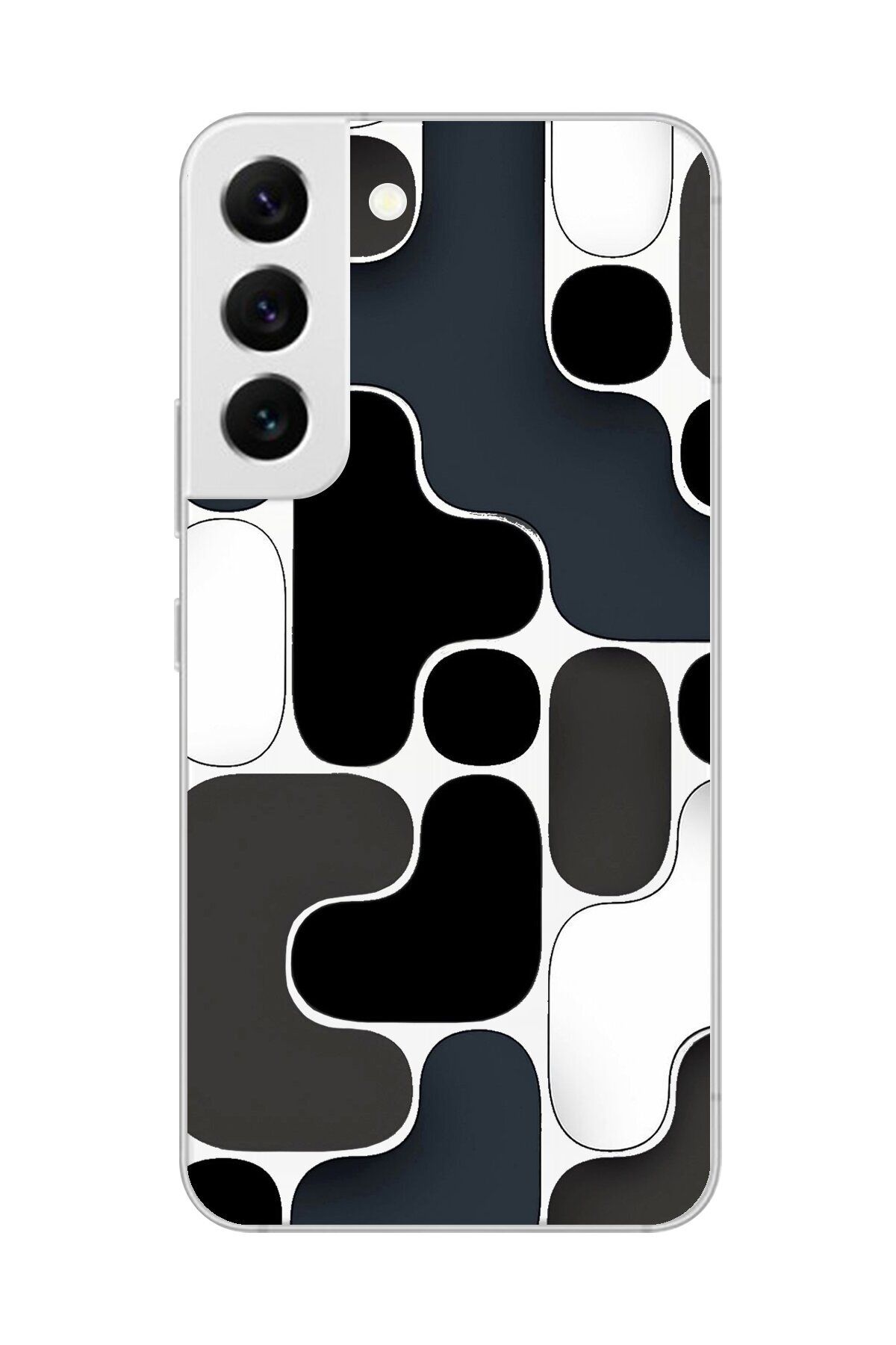 Dali Design Samsung Galaxy S22 Uyumlu Şeffaf Kılıf Şeffaf Wallpaper 1 Tasarımlı