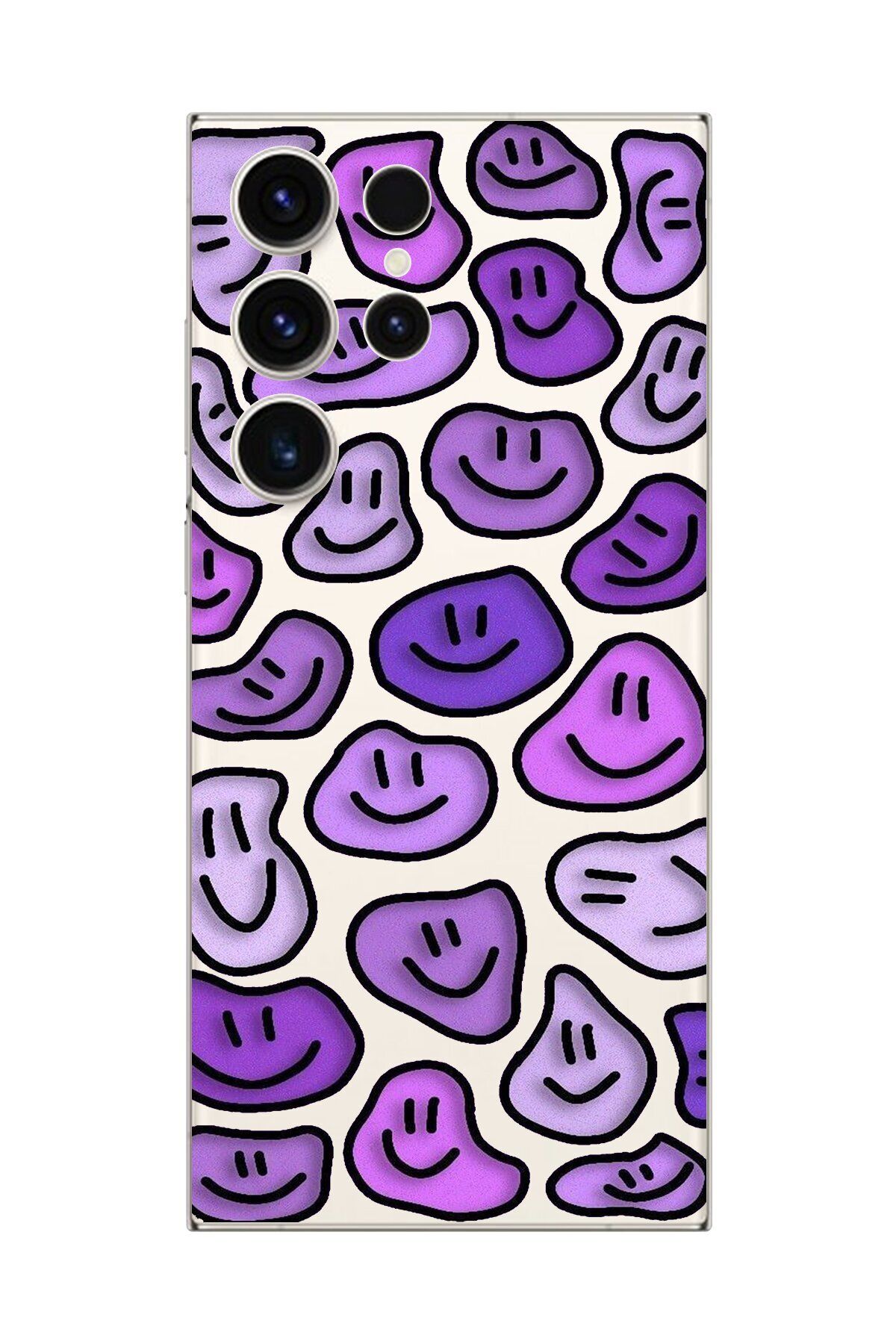 Dali Design Samsung Galaxy S23 Ultra Uyumlu Şeffaf Kılıf Şeffaf Wallpaper 6 Tasarımlı
