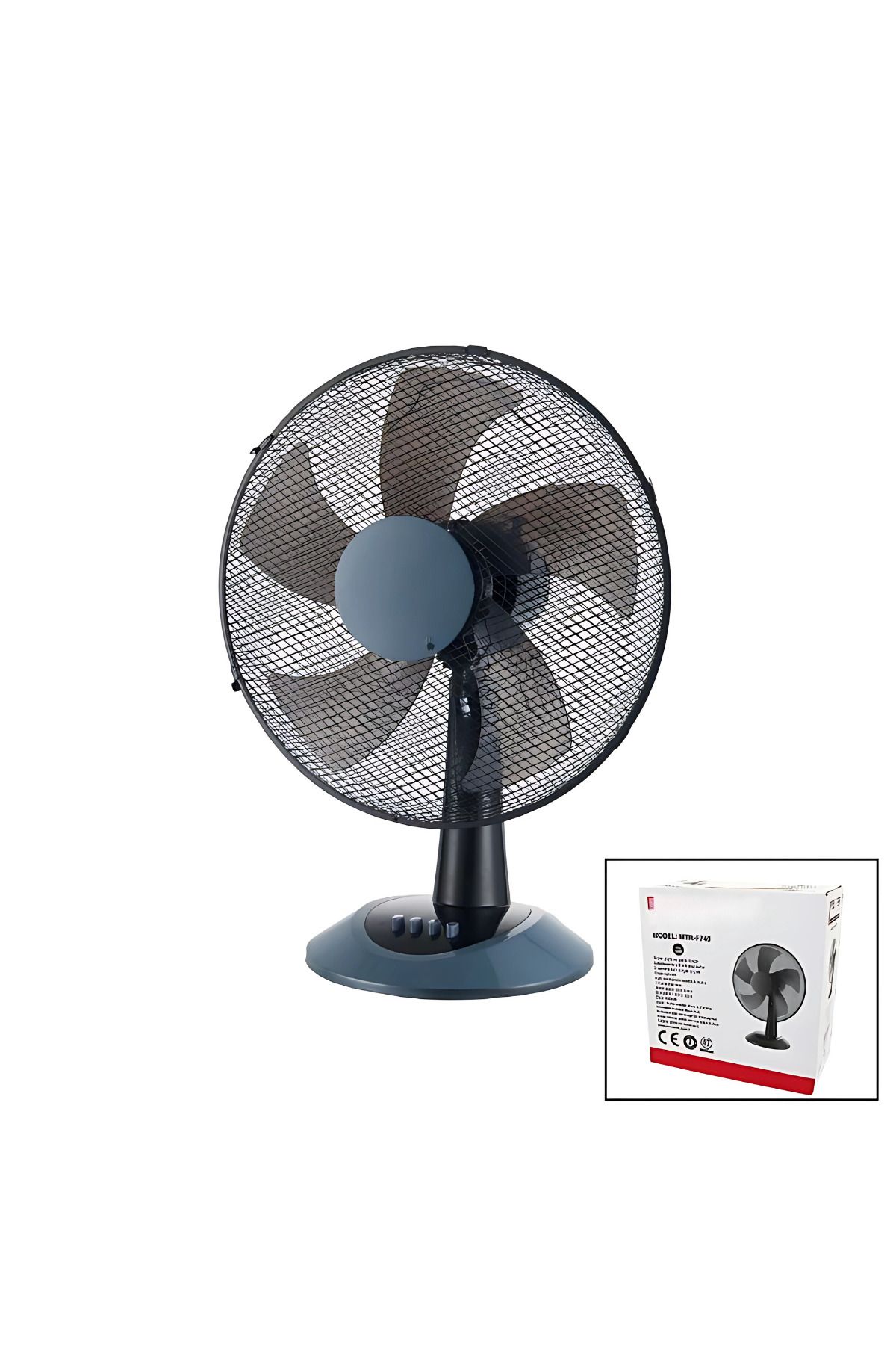 Go İthalat Şarjlı Mini Masa Üstü Vantilatör 16 inç 3 Kademe Küçük Fan 50w Vantilatör