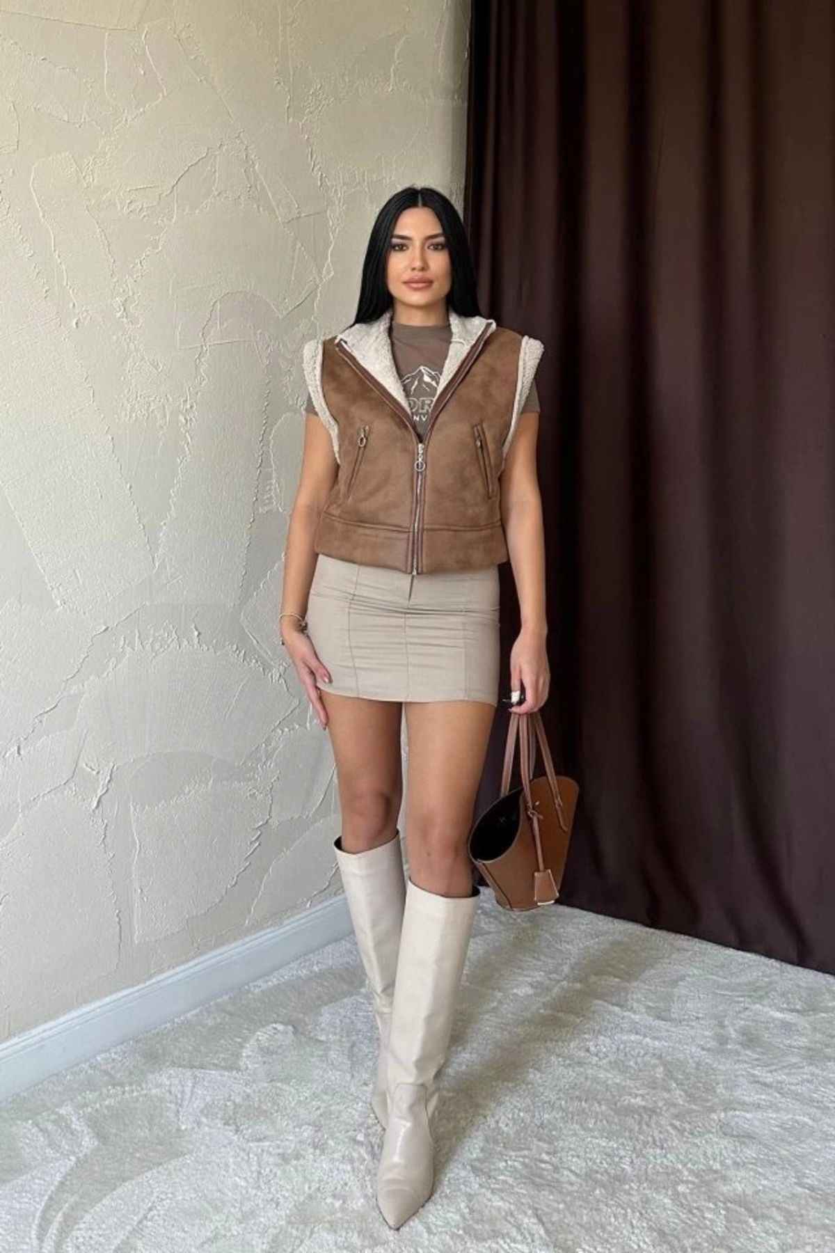nedo7 Vizon Cepli Kısa Yelek