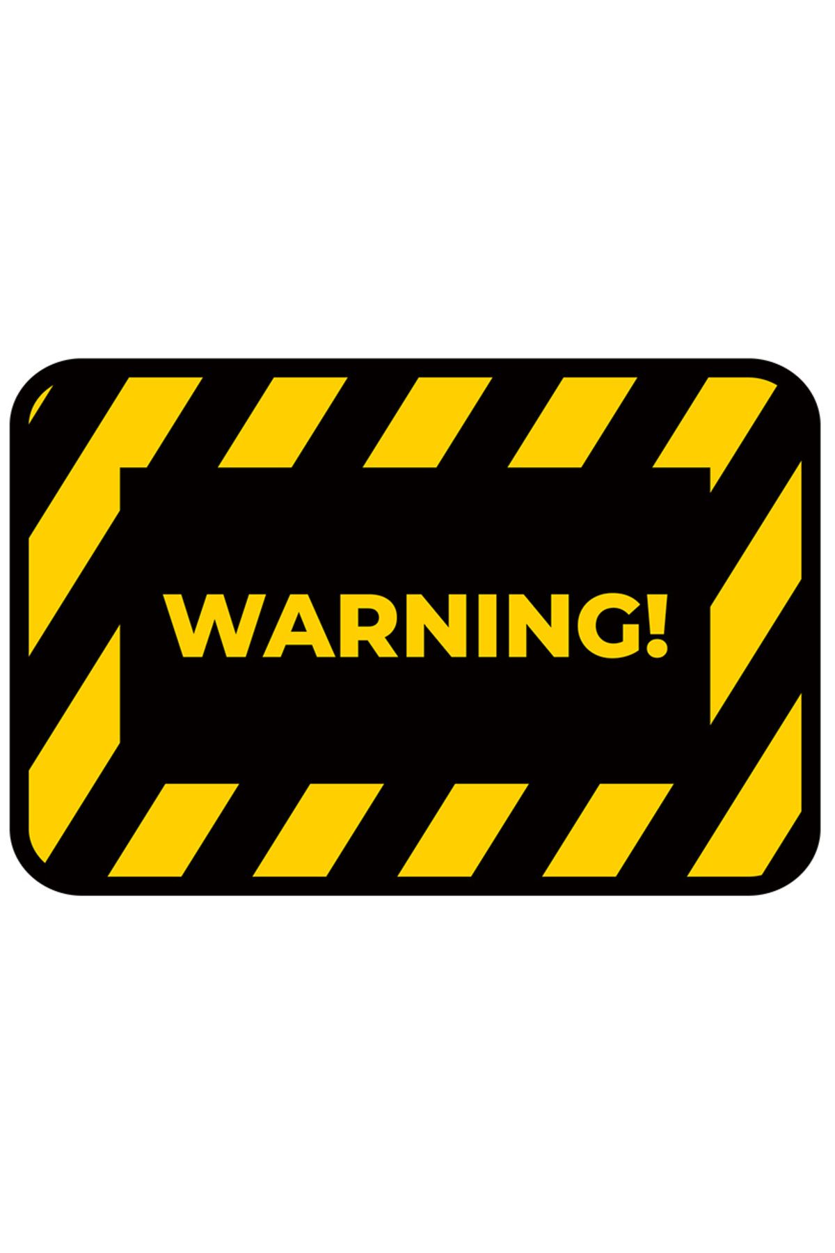 StoryGift Romania Sticker Eticheta 40cm Cu Mesaj In Engleza Warning, Semn, Bordura, Cu Margini Albe, Pvc Vinyl 40 Cm - One Size