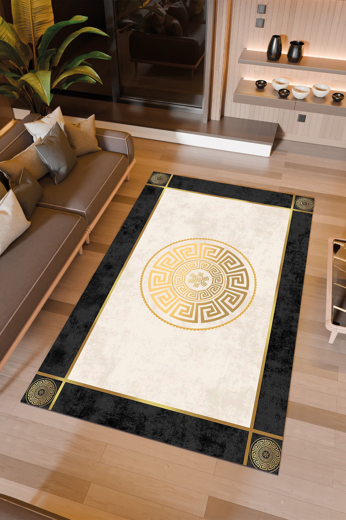 Halıcıoğlu home Dijital Baskı Makinede Yıkanabilir Kaymaz Taban Salon Halısı Yatak Odası Halısı & Yolluk Modelleri
