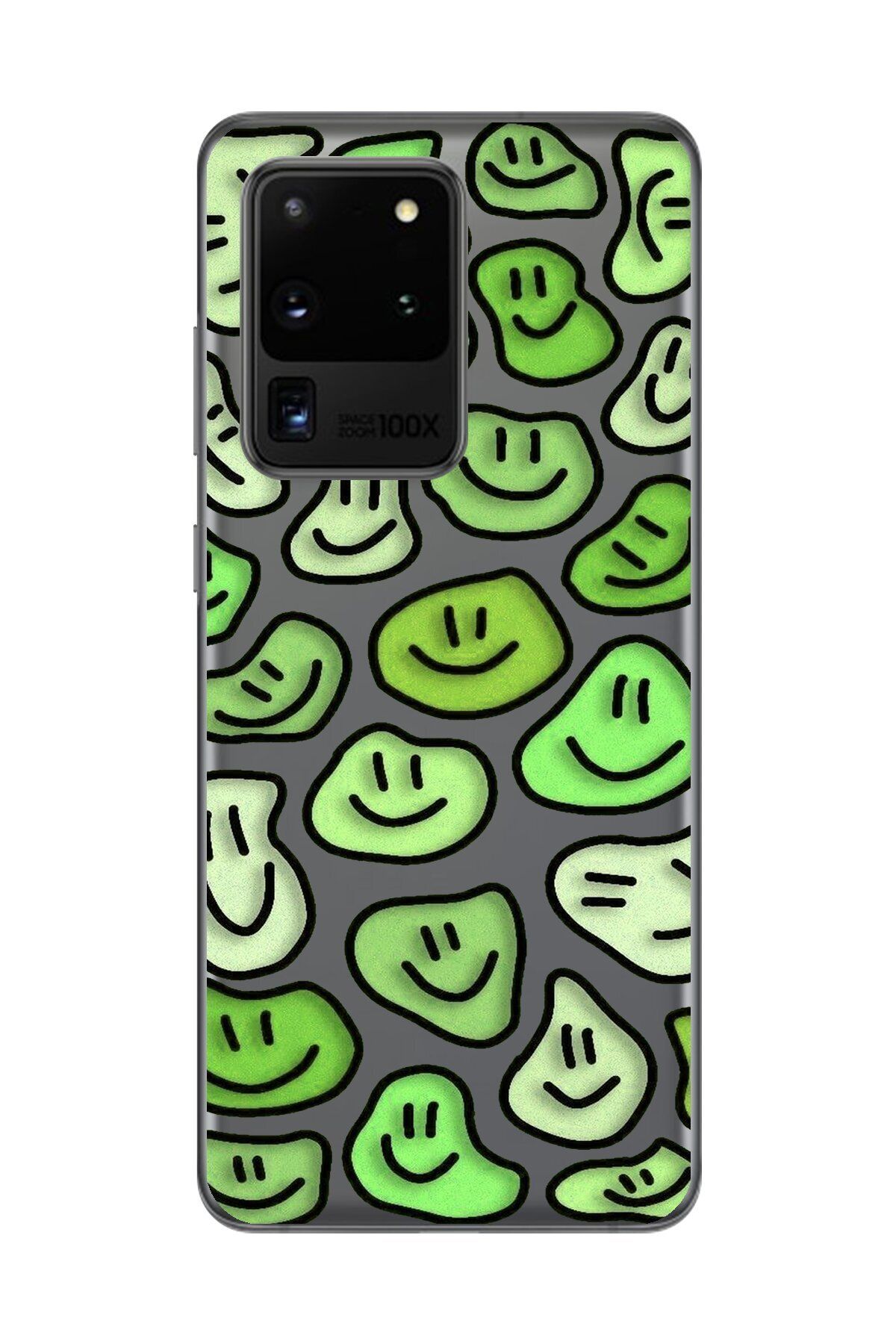 Dali Design Galaxy S20 Ultra Uyumlu Şeffaf Kılıf Şeffaf Wallpaper 9 Tasarımlı