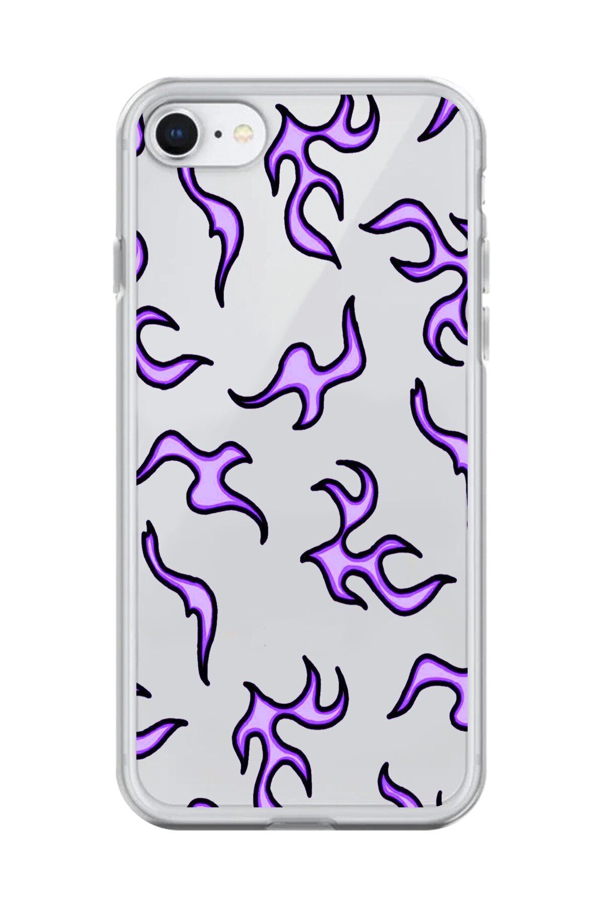 Dali Design iPhone 6 Plus Uyumlu Şeffaf Kılıf Şeffaf Wallpaper 3 Tasarımlı