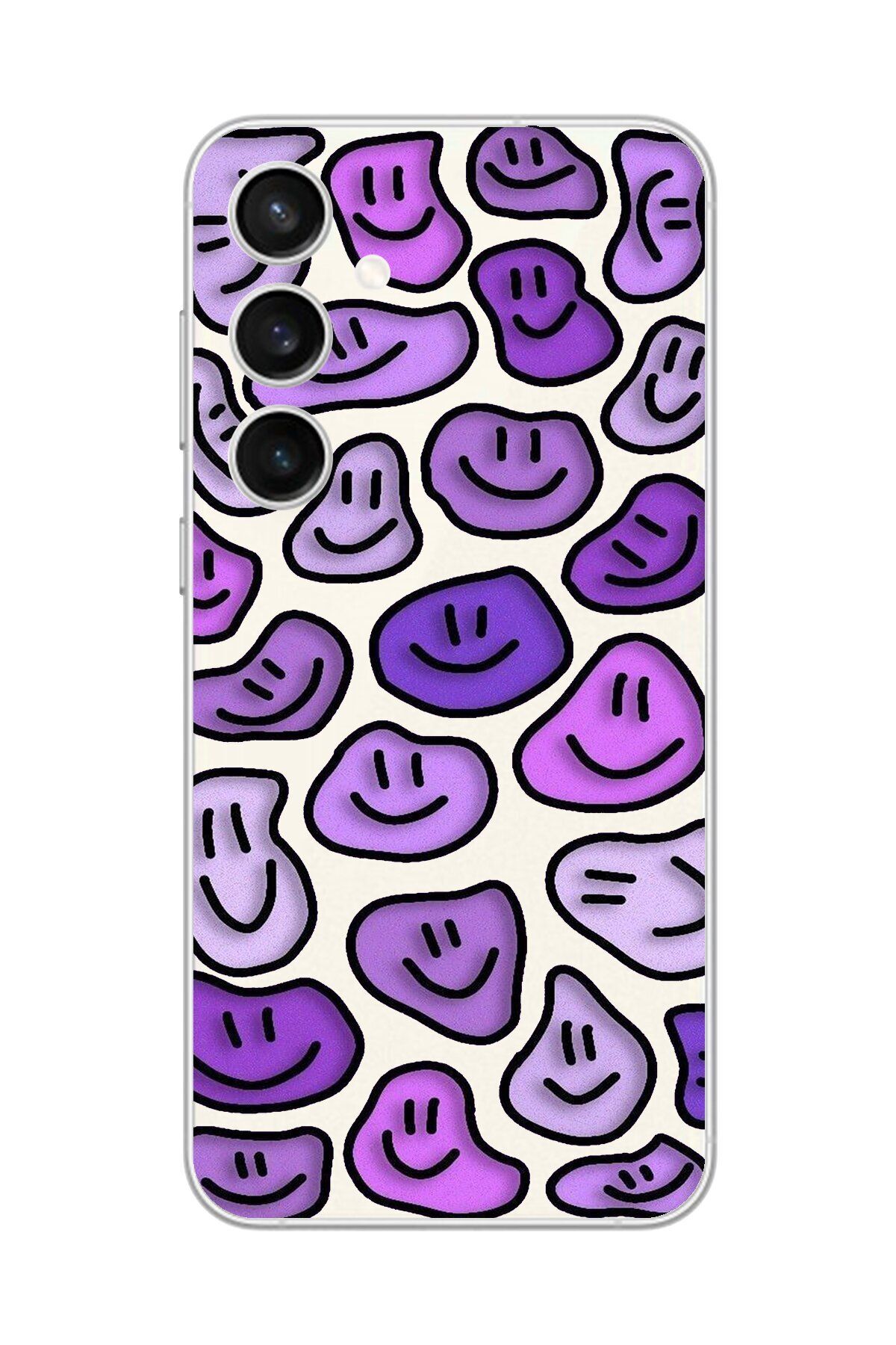 Dali Design Galaxy S23 Uyumlu Şeffaf Kılıf Şeffaf Wallpaper 6 Tasarımlı
