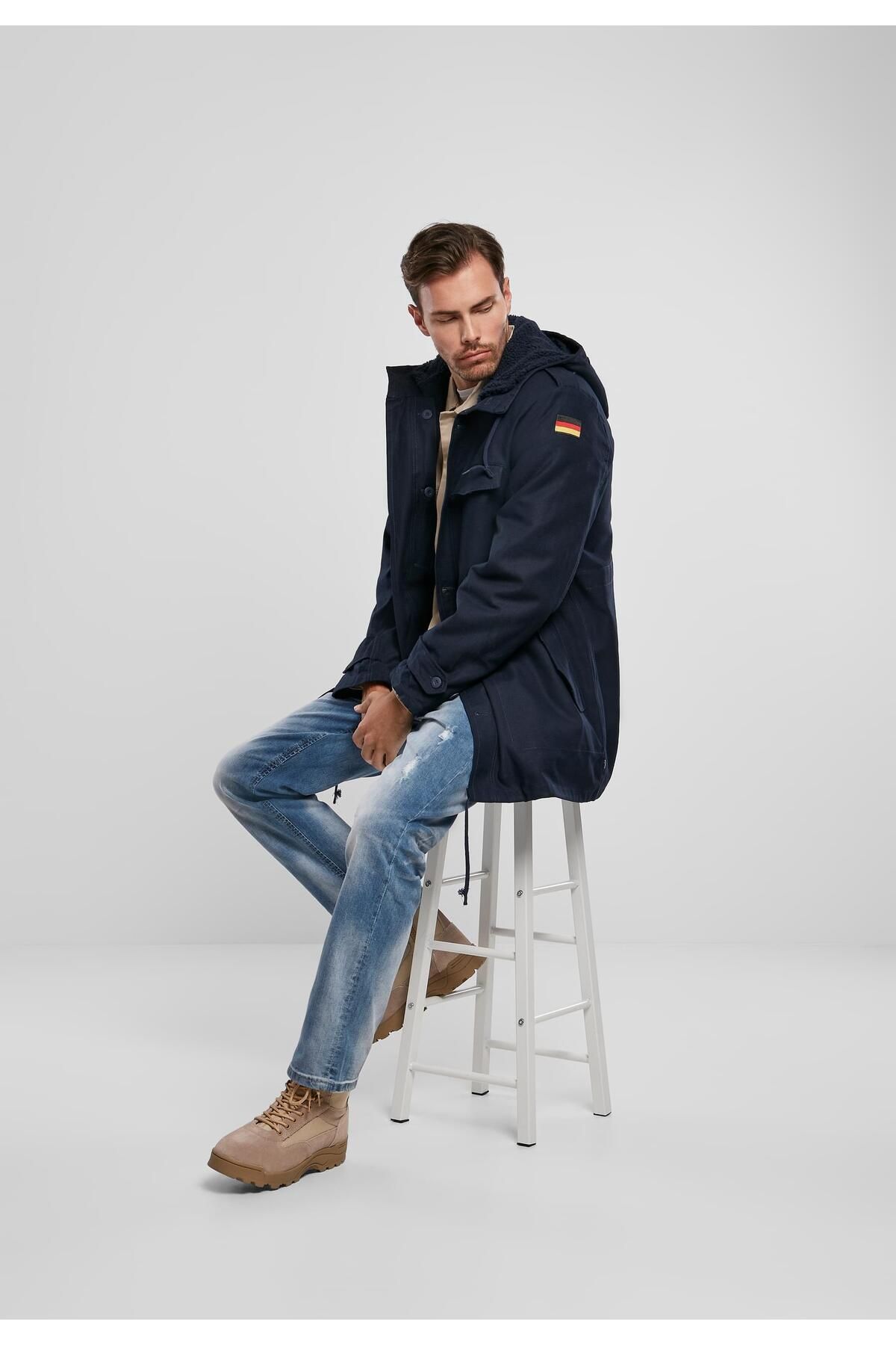 Brandit-Herren Bw Flag Parka 8