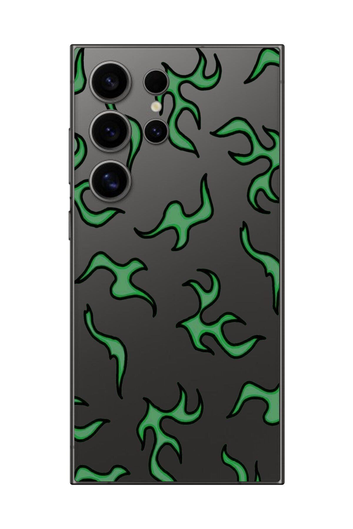 Dali Design Galaxy S24 Ultra Uyumlu Şeffaf Kılıf Şeffaf Wallpaper 5 Tasarımlı