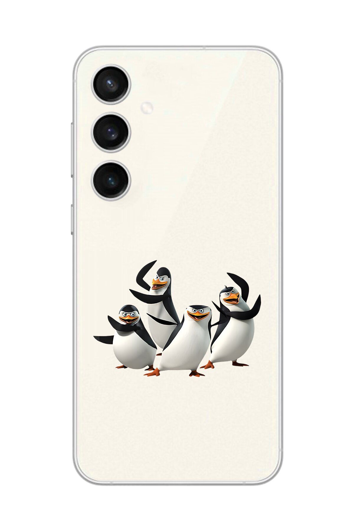 Dali Design Galaxy S23 Uyumlu Şeffaf Kılıf Cartoon Madagaskar P. 8 Tasarımlı