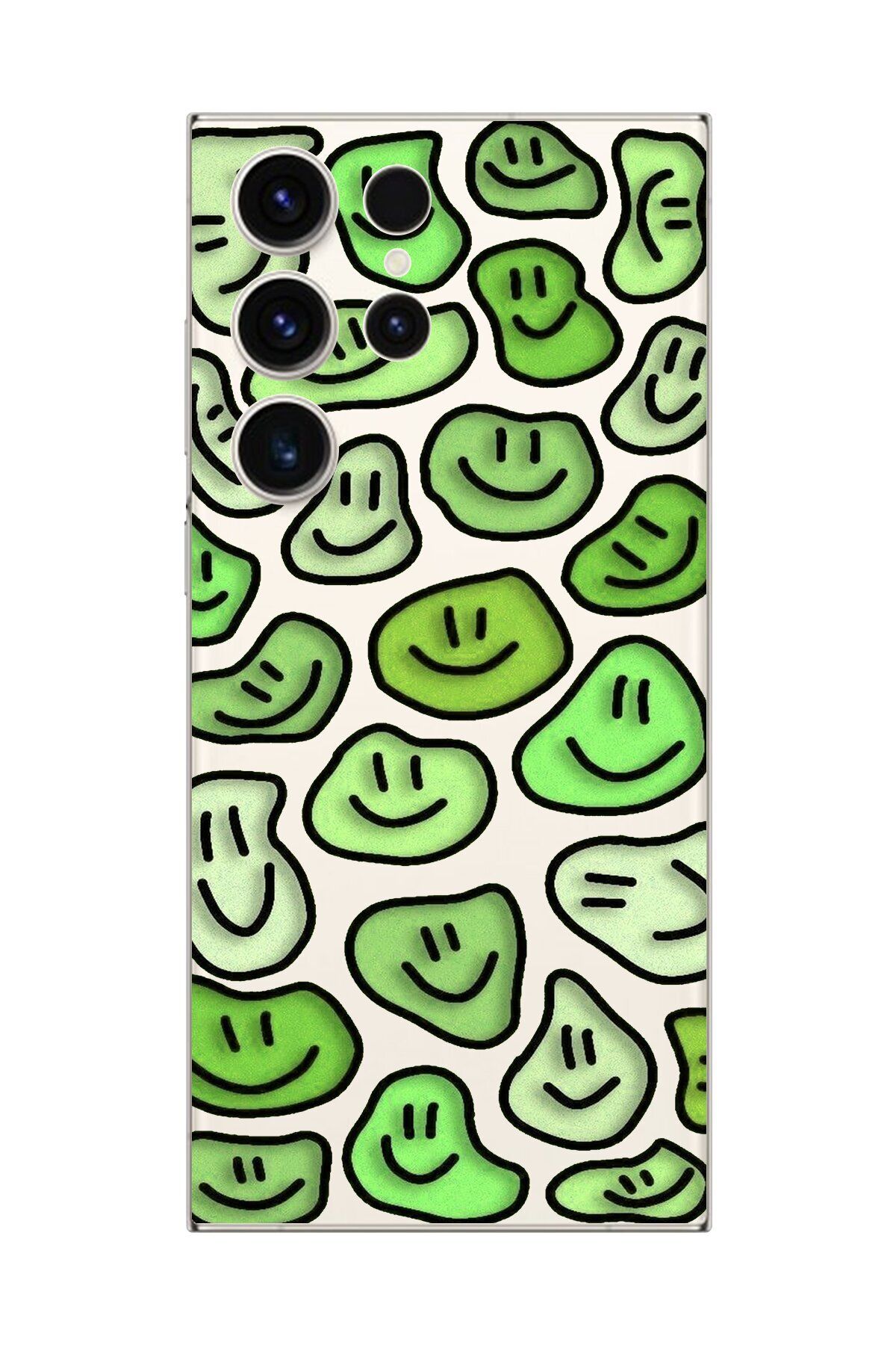 Dali Design Galaxy S23 Ultra Uyumlu Şeffaf Kılıf Şeffaf Wallpaper 9 Tasarımlı