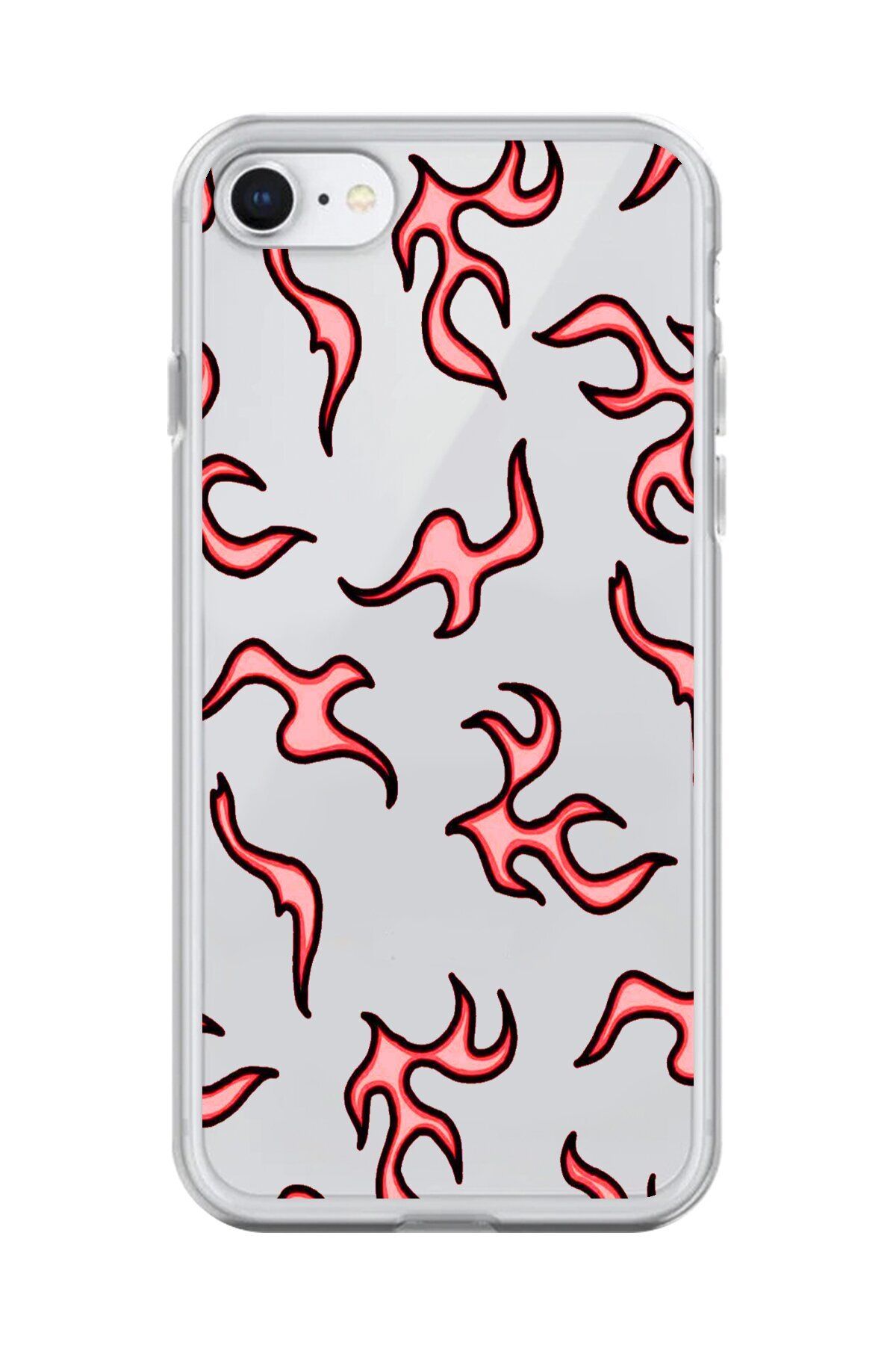 Dali Design iPhone 6S Uyumlu Şeffaf Kılıf Şeffaf Wallpaper 4 Tasarımlı