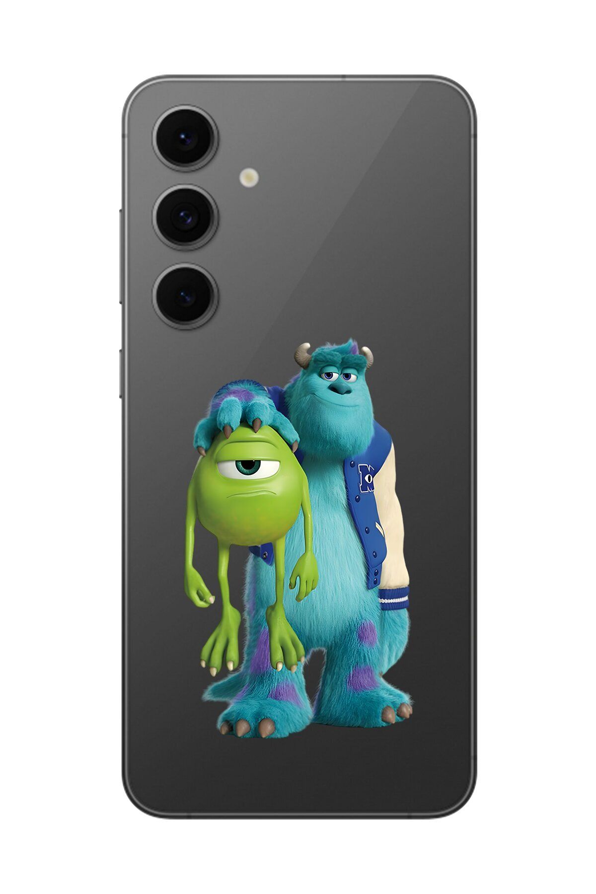 Dali Design Galaxy S24 FE Uyumlu Şeffaf Kılıf Cartoon Sevimli Canavarlar 15 Tasarımlı