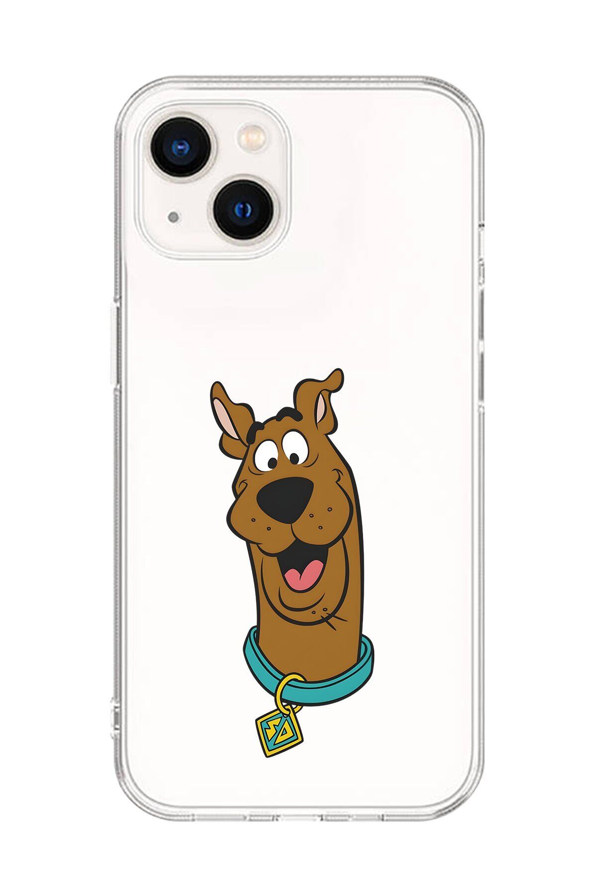 Dali Design iPhone 15 Uyumlu Şeffaf Kılıf Cartoon Scooby Doo 14 Tasarımlı