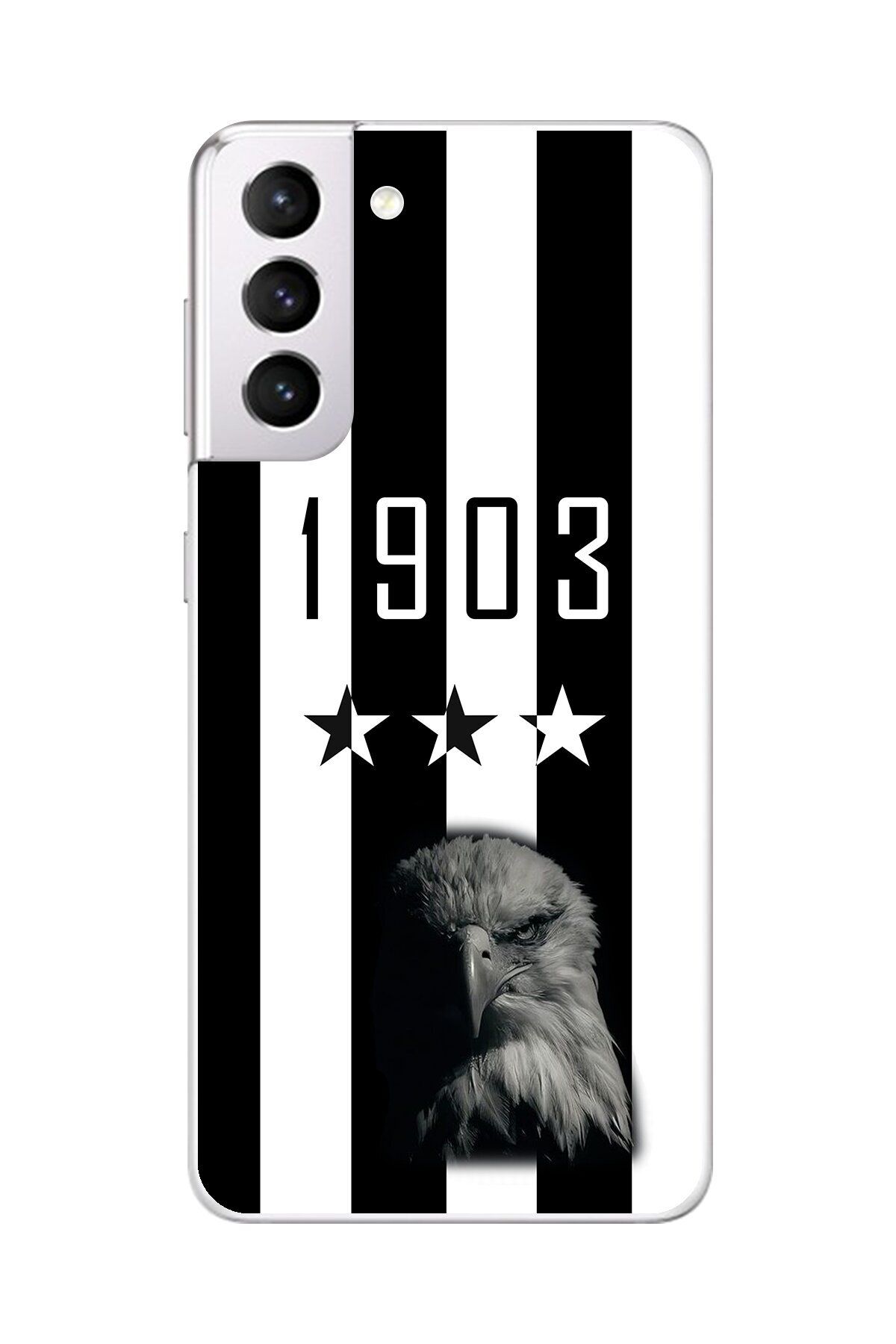 Dali Design Samsung Galaxy S21 Uyumlu Şeffaf Kılıf Şeffaf 1907 Boğa Tasarımlı