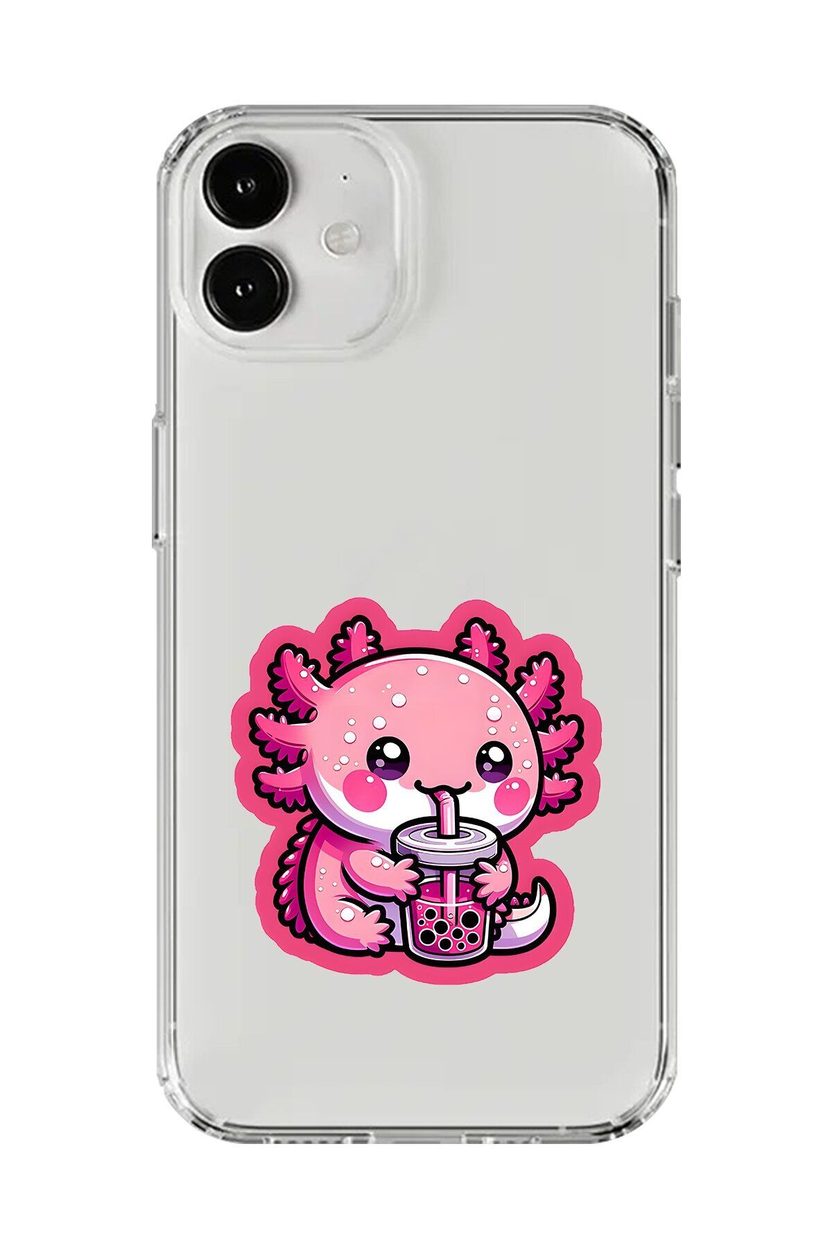 Dali Design iPhone 12 Mini Uyumlu Şeffaf Kılıf Şeffaf New Minies 4 Tasarımlı