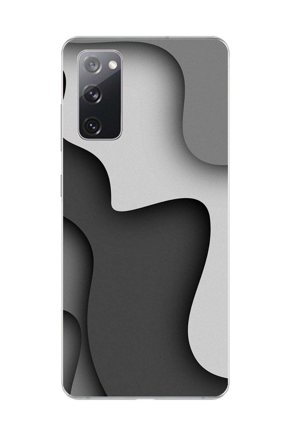 Dali Design Galaxy S20 FE Uyumlu Şeffaf Kılıf Şeffaf Wallpaper 2 Tasarımlı