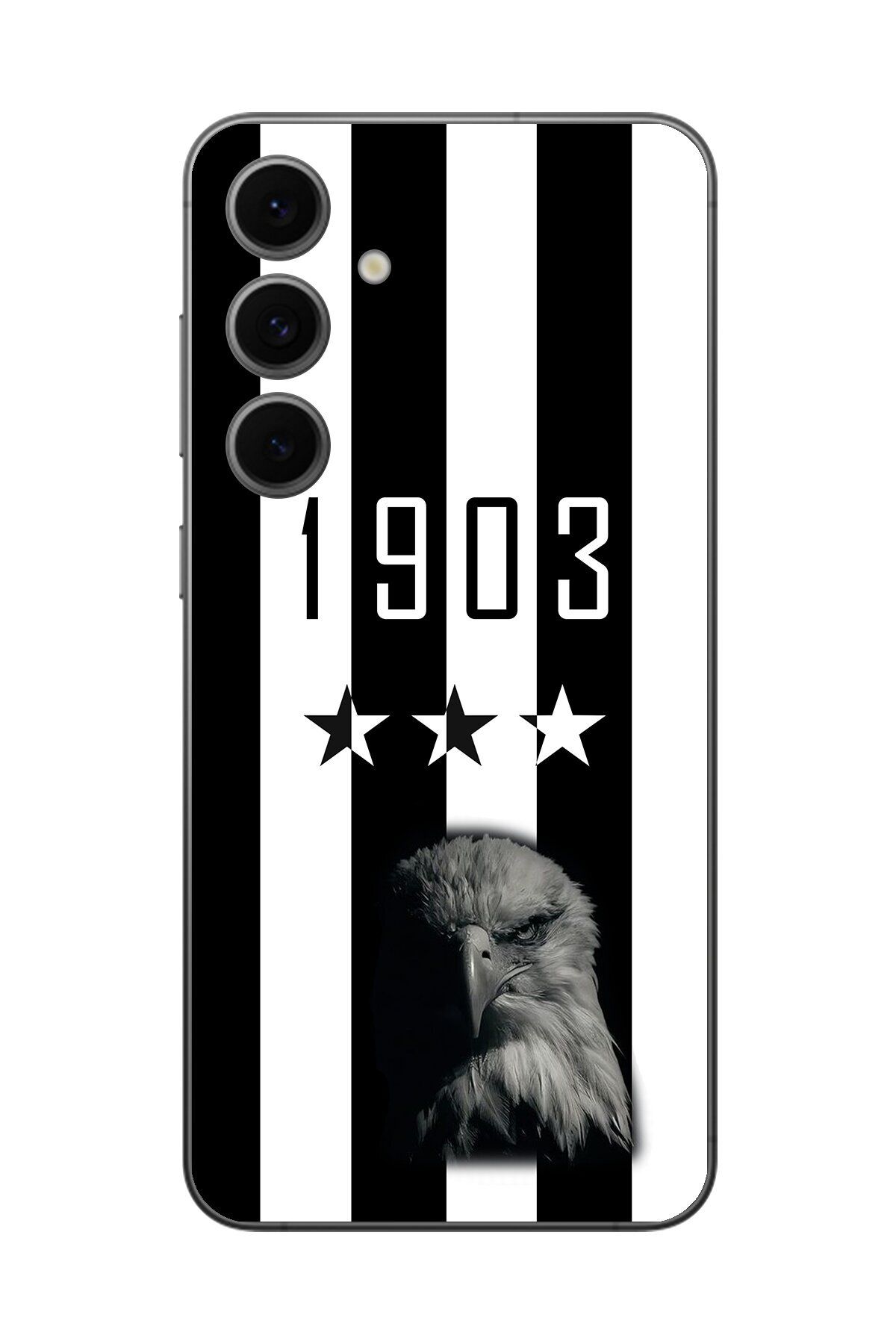 Dali Design Samsung Galaxy S24 FE Uyumlu Şeffaf Kılıf Şeffaf 1907 Boğa Tasarımlı
