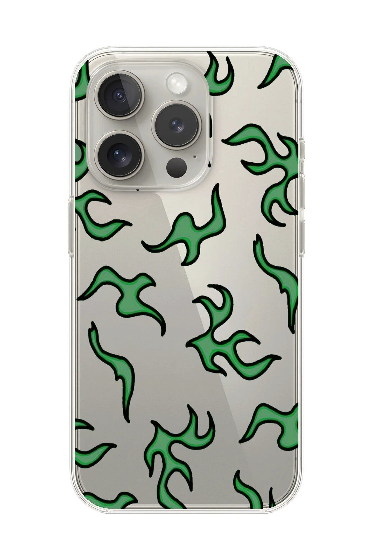 Dali Design iPhone 11 Pro Max Uyumlu Şeffaf Kılıf Şeffaf Wallpaper 5 Tasarımlı