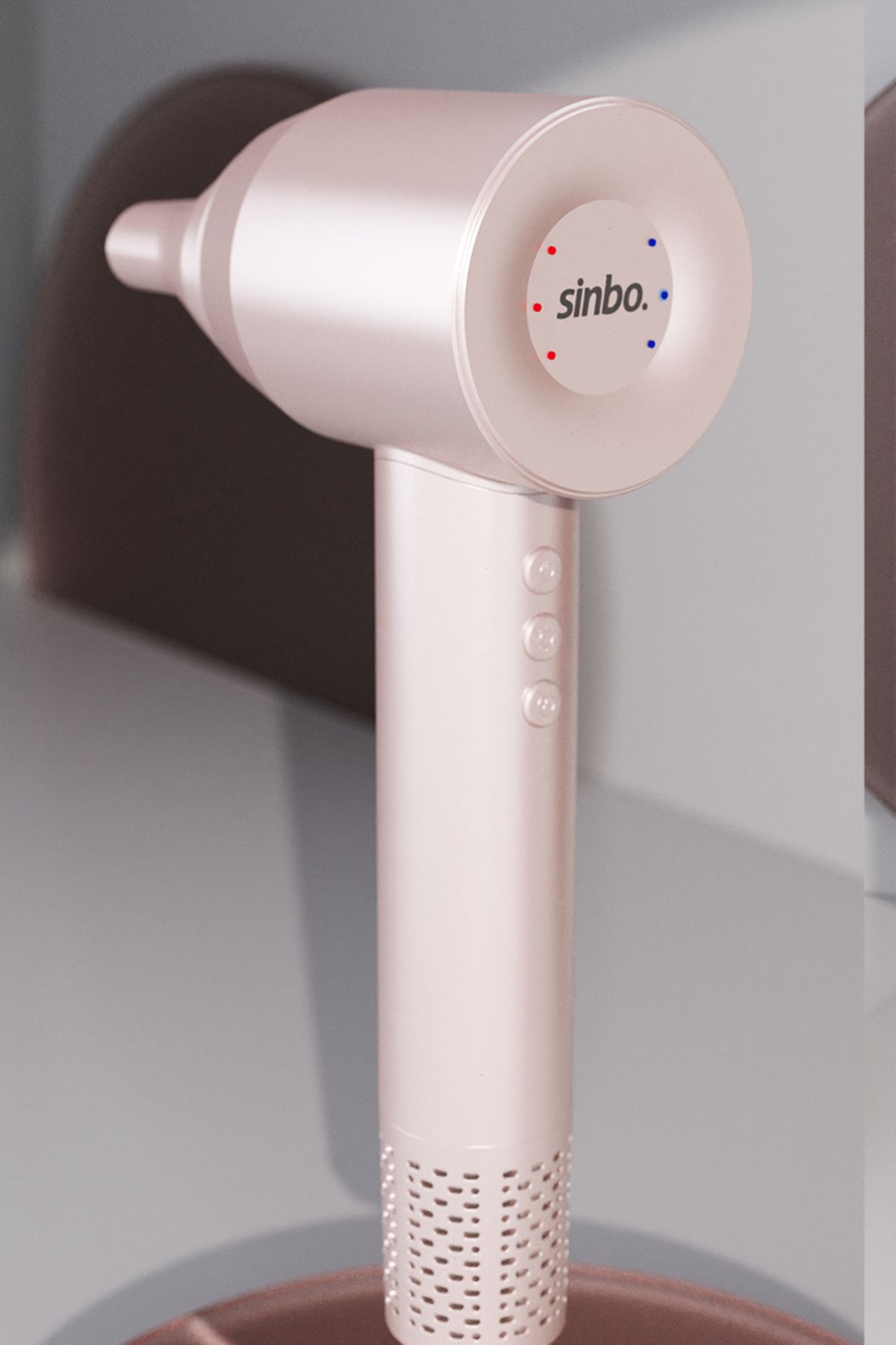 Sinbo Shd-1738 Bldc Negatif Iyonlu Profesyonel Saç Kurutma&fön Makinesi 1500w Şampanya Pembe