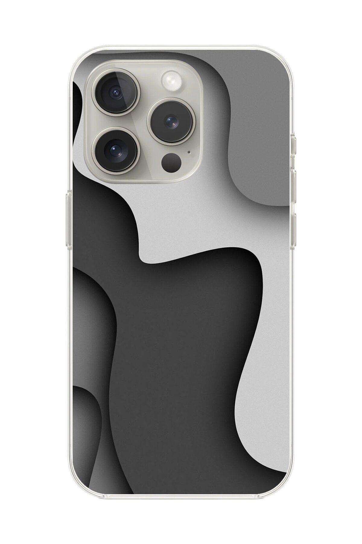 Dali Design iPhone 13 Pro Uyumlu Şeffaf Kılıf Şeffaf Wallpaper 2 Tasarımlı