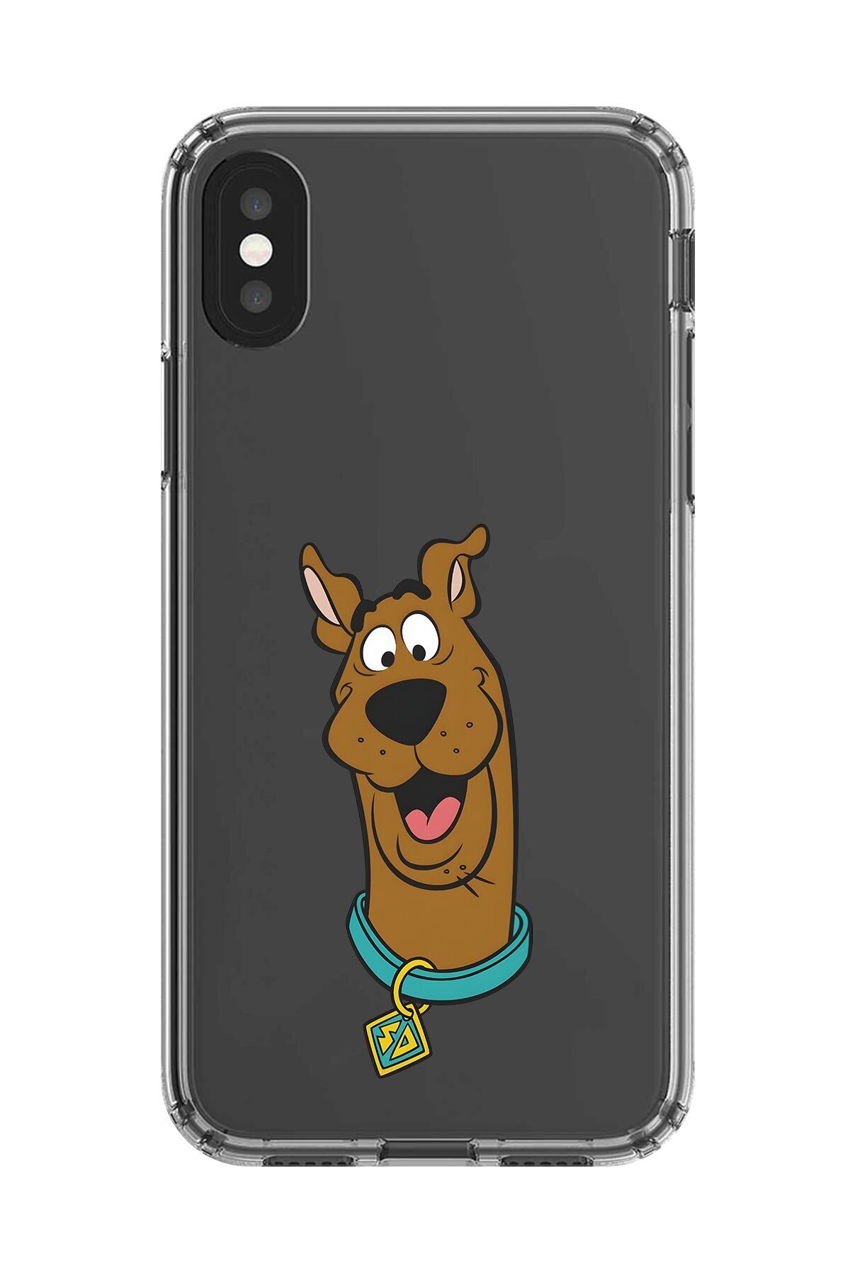 Dali Design iPhone XS Max Uyumlu Şeffaf Kılıf Cartoon Scooby Doo 14 Tasarımlı