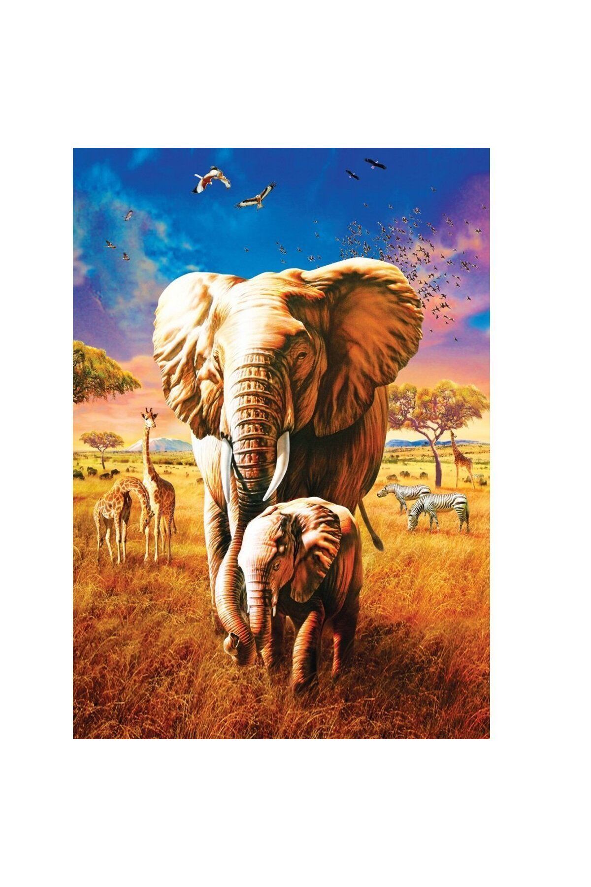 Aymir Ticaret 5204 Art Puzzle, Anne Fil 1000 Parça Puzzle