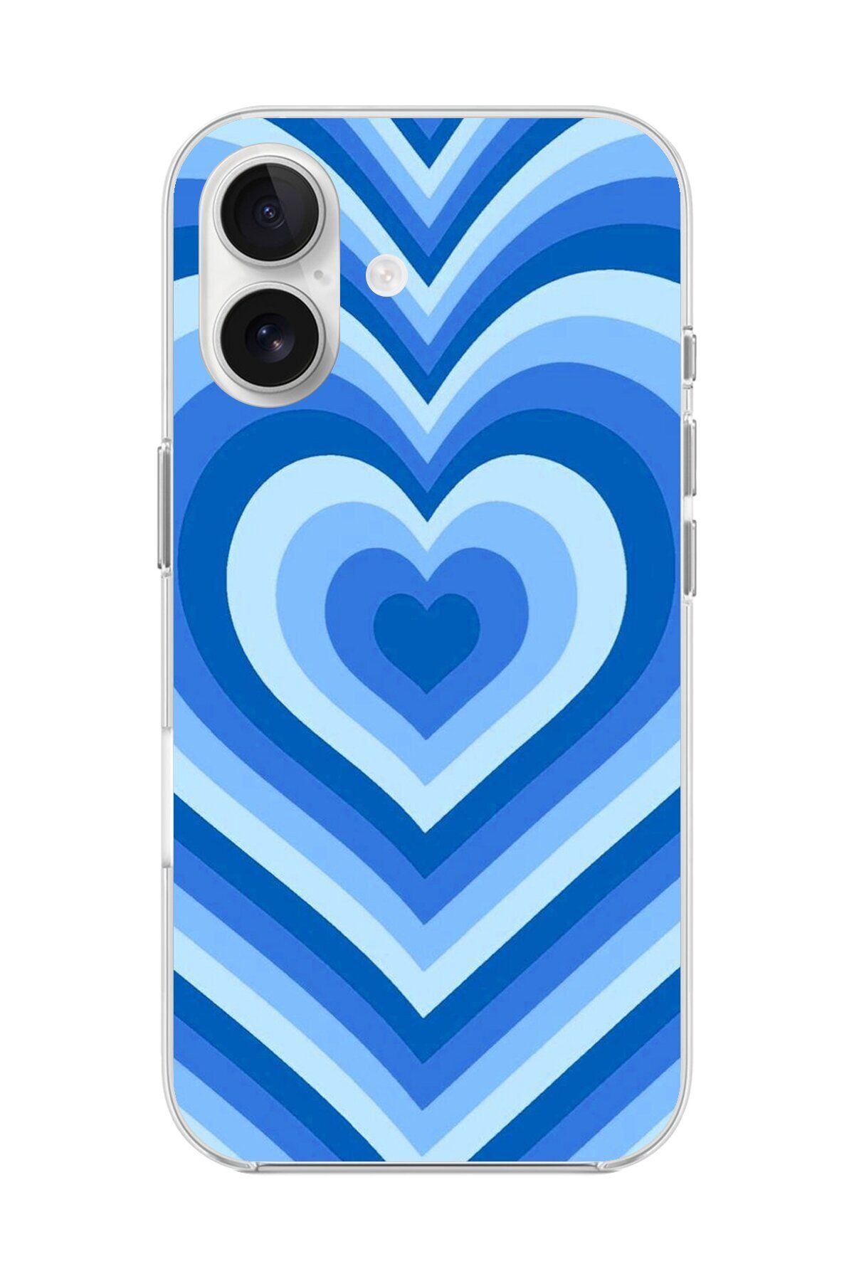 Dali Design iPhone 16 Uyumlu Şeffaf Kılıf Kalp 4 Tasarımlı