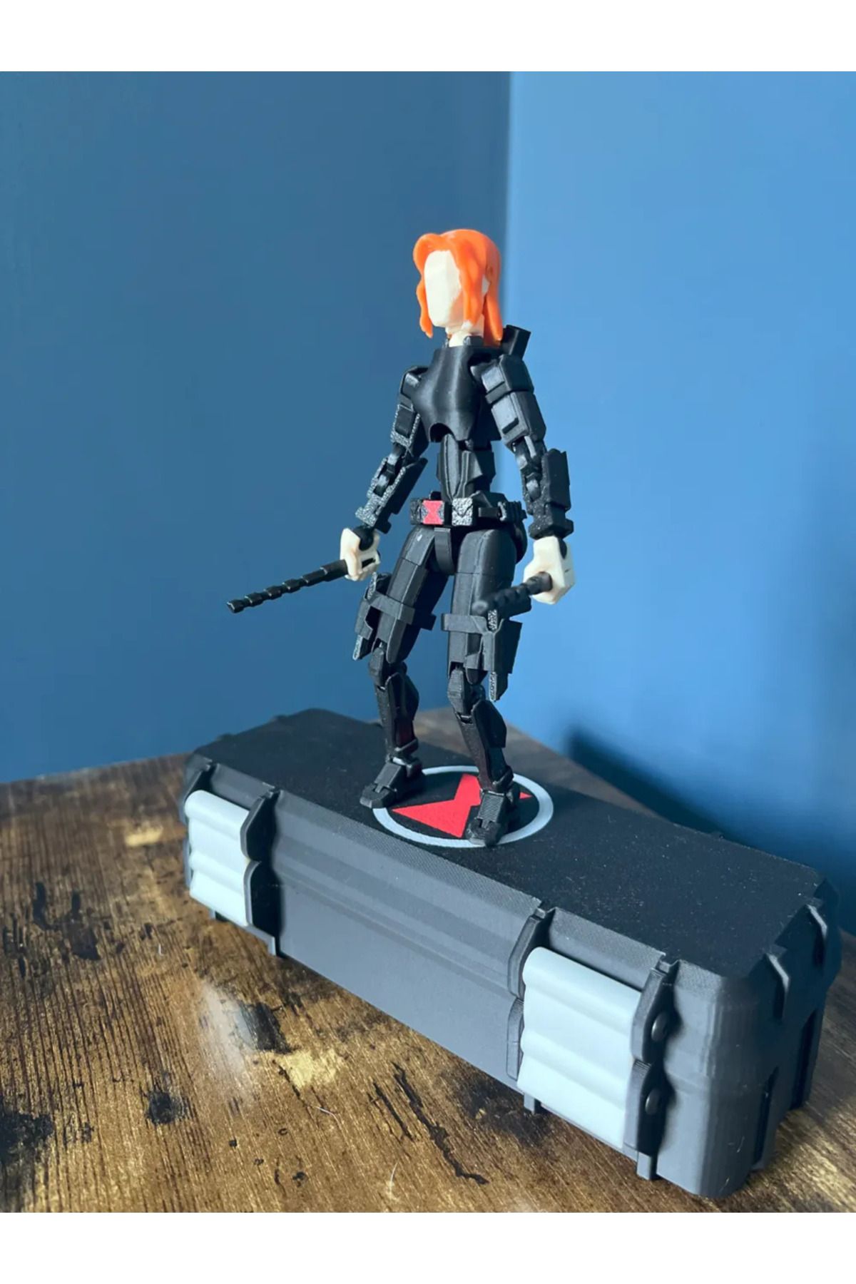 Modellio3D Dummy 13 - Black Widow (Kutusu dahil değilidr)