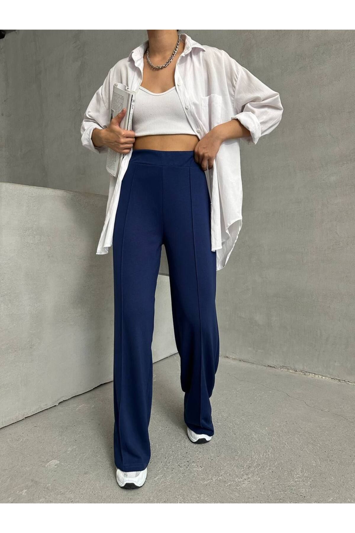 HR Collection Çımalı Modal Kumaş Kadın Pantolon