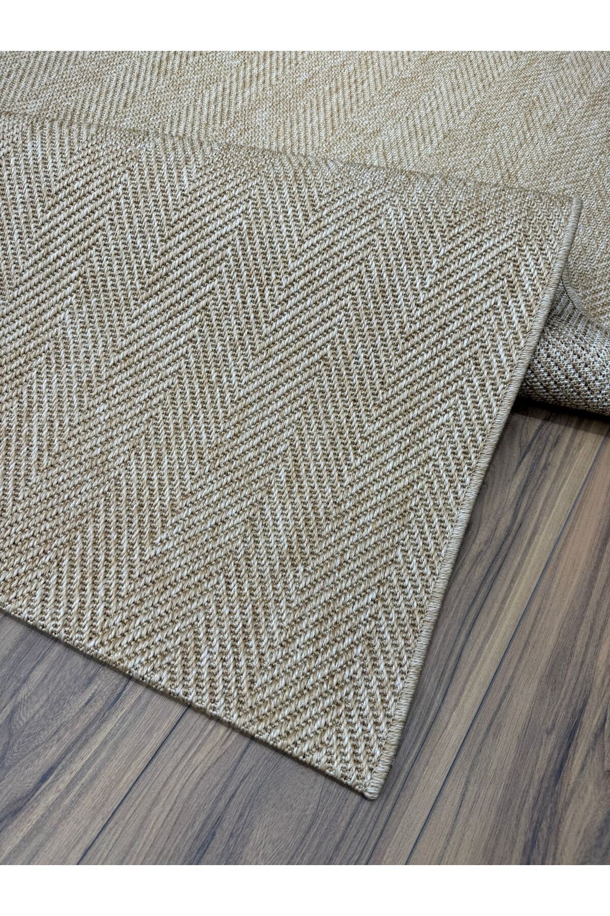 Neşem Halı Boutique Sisal halı - 665 - BEJ Hasır Dokulu Kolay Temizlenen Jut Görünümlü Halımız