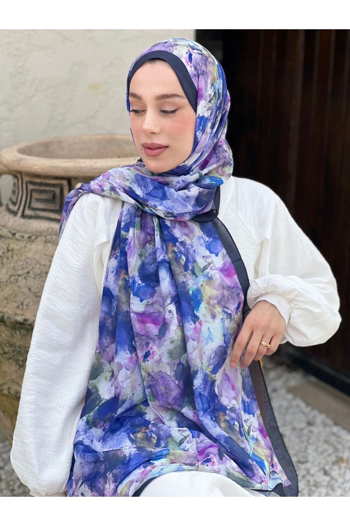Modakaşmir Brush Desen Lina Şal
