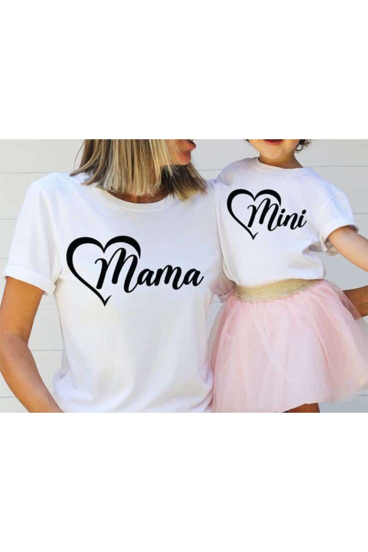 darkopia Mama ve Mini Baskılı Anne ve Çocuk T-Shirt (Tekli Üründür Kombin Yapılabilir Fiyatları Ayrı Ayrıdır)