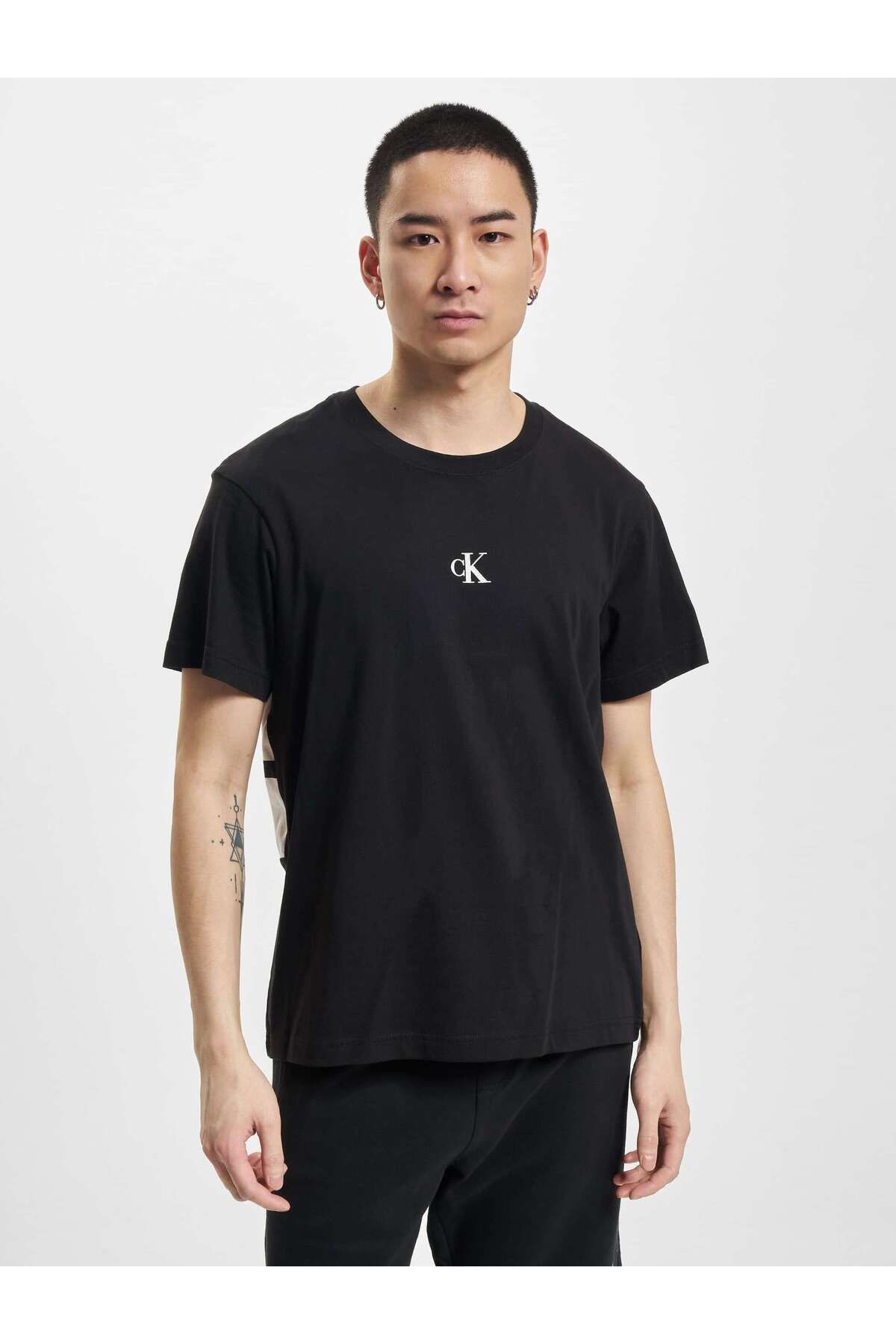 Calvin Klein-Herren Calvin Klein Jeans Stripe Colorblock T-Shirt 3