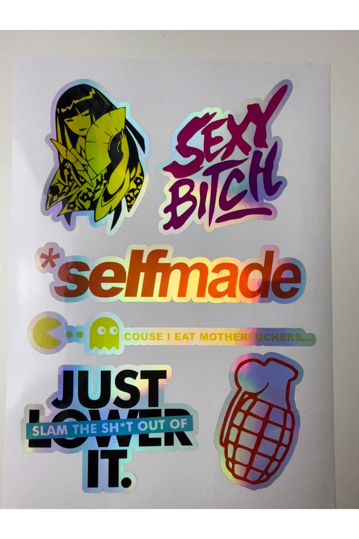 cakaybu Araba Sticker ( Etiket ) notebook,kask, duvar, bisiklet, motosiklet, dolap, kapı A4 Boyutlarında