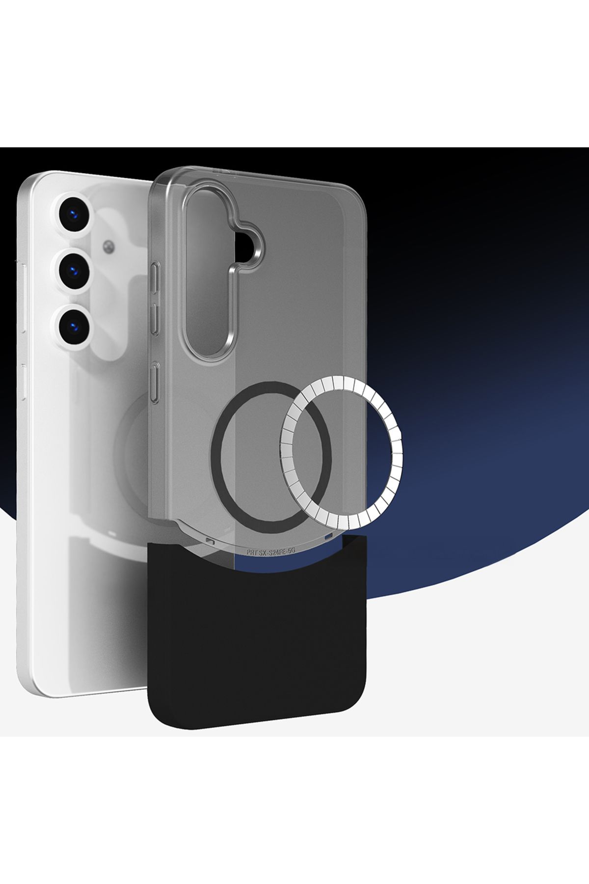 Arvencase SAMSUNG GALAXY S24 FE Galaxy S24 FE Kılıf M-Safe Şarj Özellikli Mıknatıslı 2 PARÇA TELEFON KILIFI