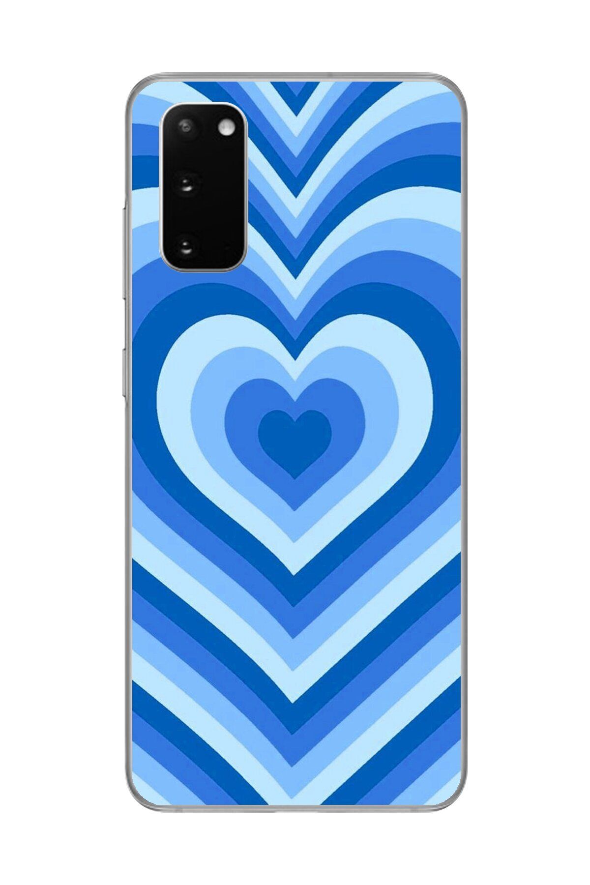 Dali Design Galaxy S20 Uyumlu Şeffaf Kılıf Kalp 4 Tasarımlı