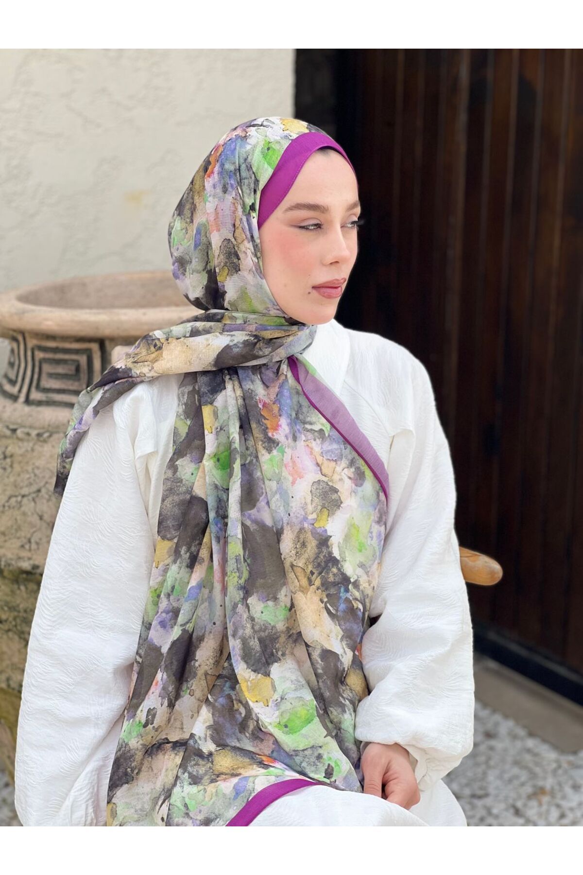 Modakaşmir Brush Desen Lina Şal