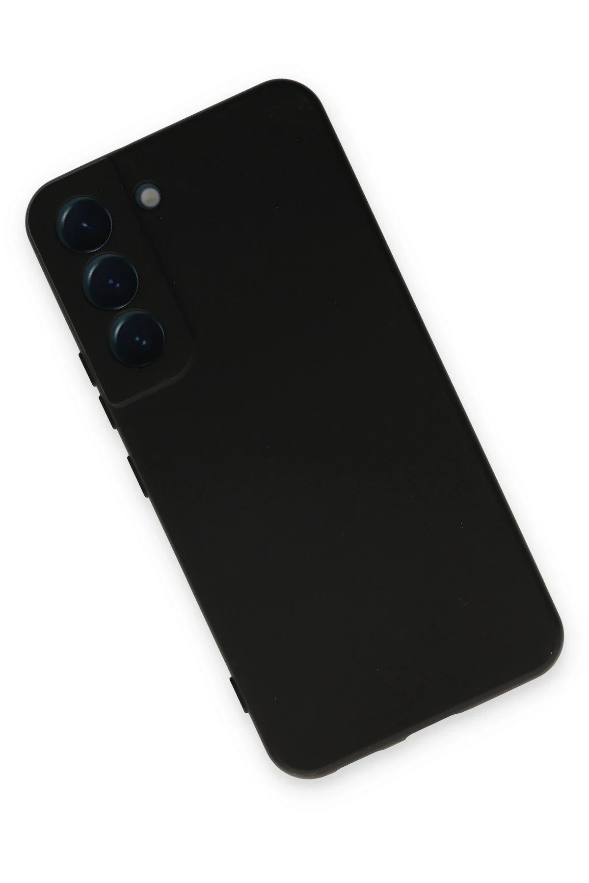 NewFace Galaxy S22 Uyumlu Kılıf Nano içi Kadife Silikon - Siyah MRAYD