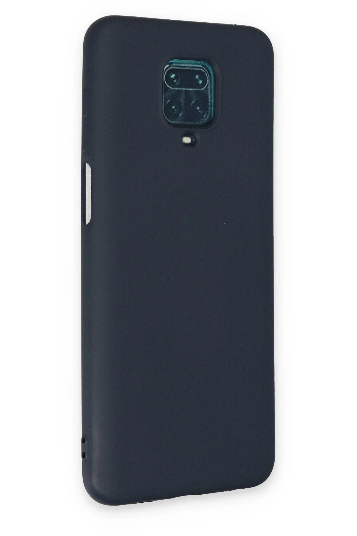 NewFace Xiaomi Redmi Note 9 Pro Uyumlu Kılıf Nano içi Kadife Silikon - Lacivert MRAYD