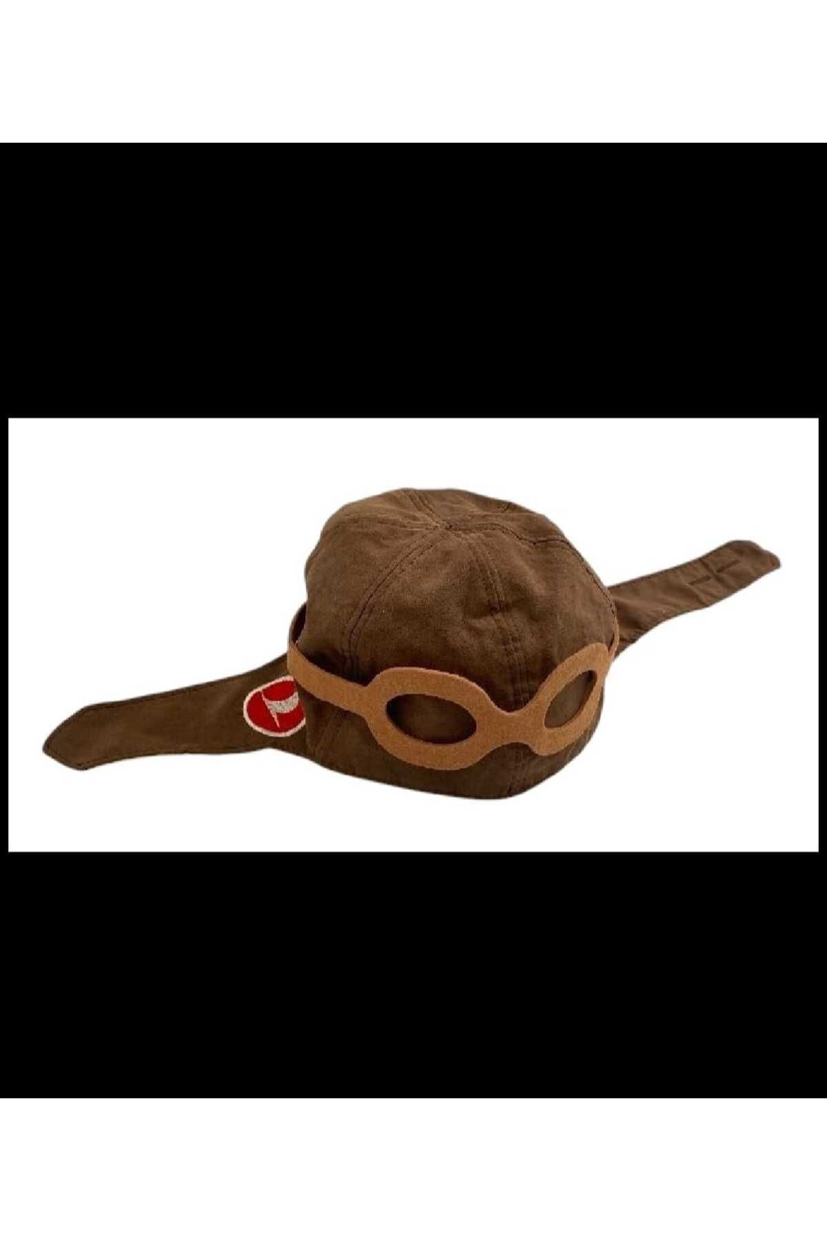 kho military design Vintage THY Havacılık Eğitimi Öğrenci Pilot Şapkası Unısex (55 Numara)