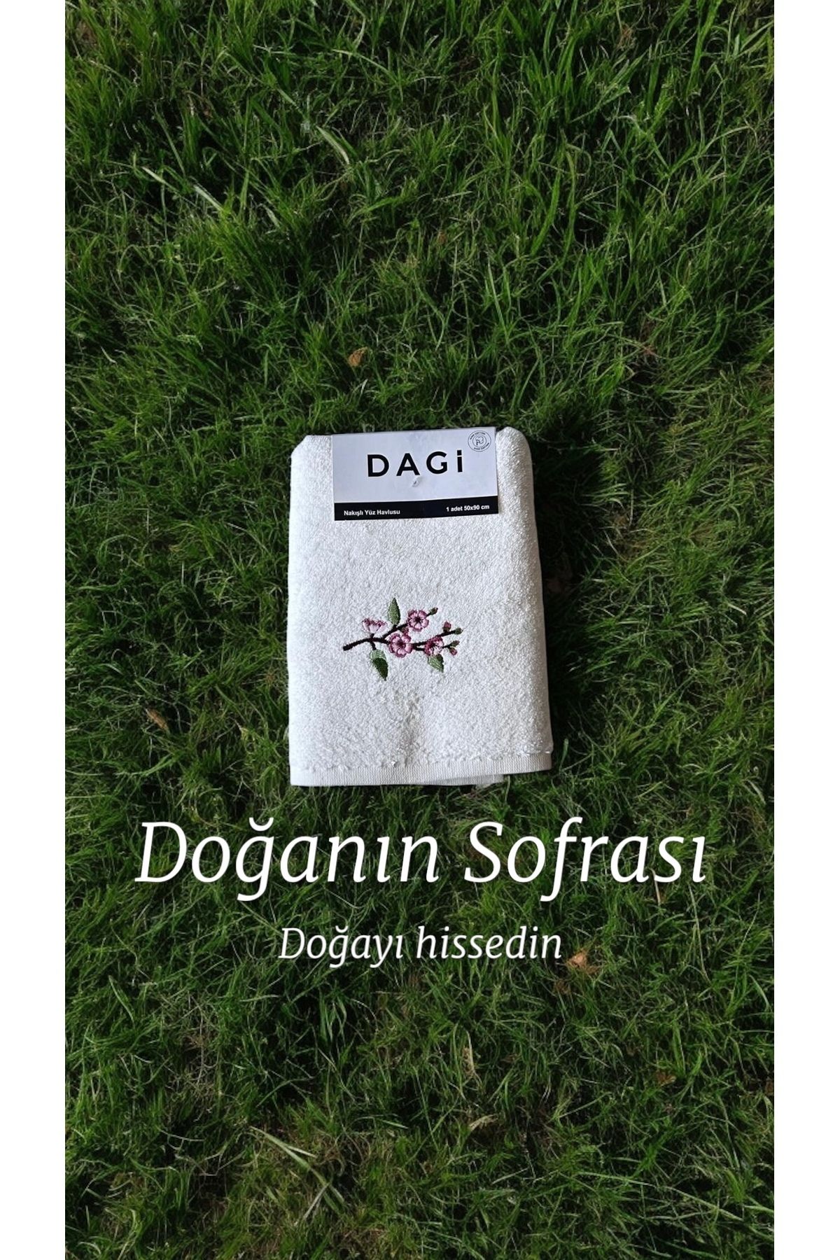Dagi Yüz Havlusu Nakışlı