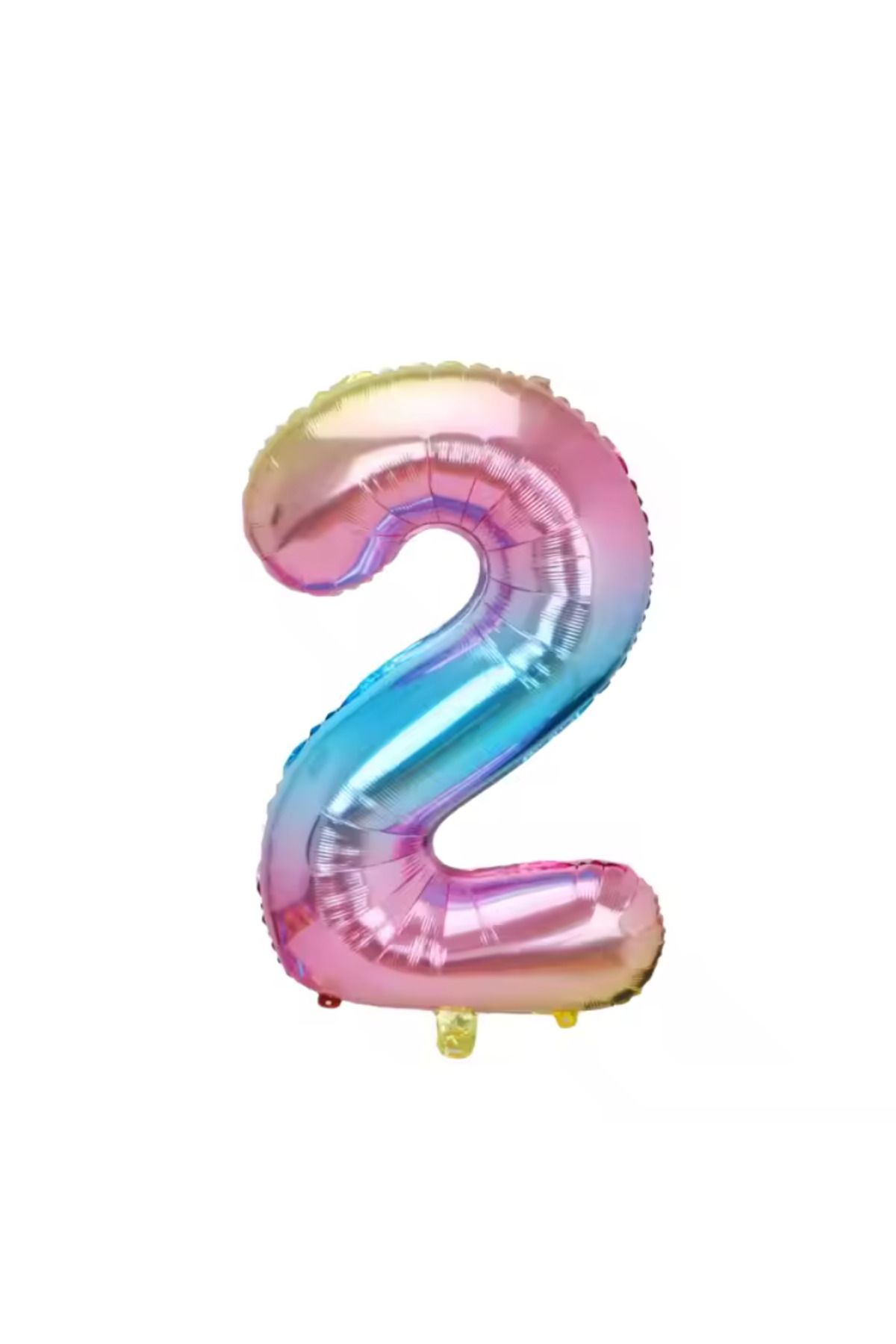 İzmir Balon Studio Gökkuşağı Rakam Folyo Balon 100cm