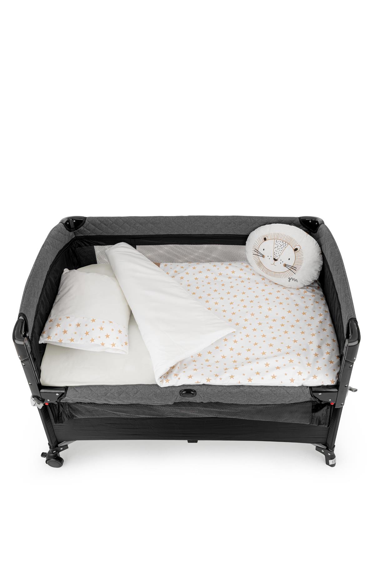 Wellgro Park Yatak Uyku Seti, Bebek Beşik Uyku Seti - 6 Parça, Bej fotoğrafı 4 (önizleme)