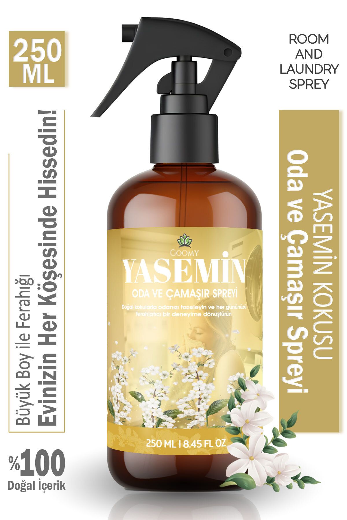 Lofty Yasemin Oda Ve Çamaşır Spreyi Oda Kokusu Oda Spreyi – Jasmine Room & Fabric Spray 250ml